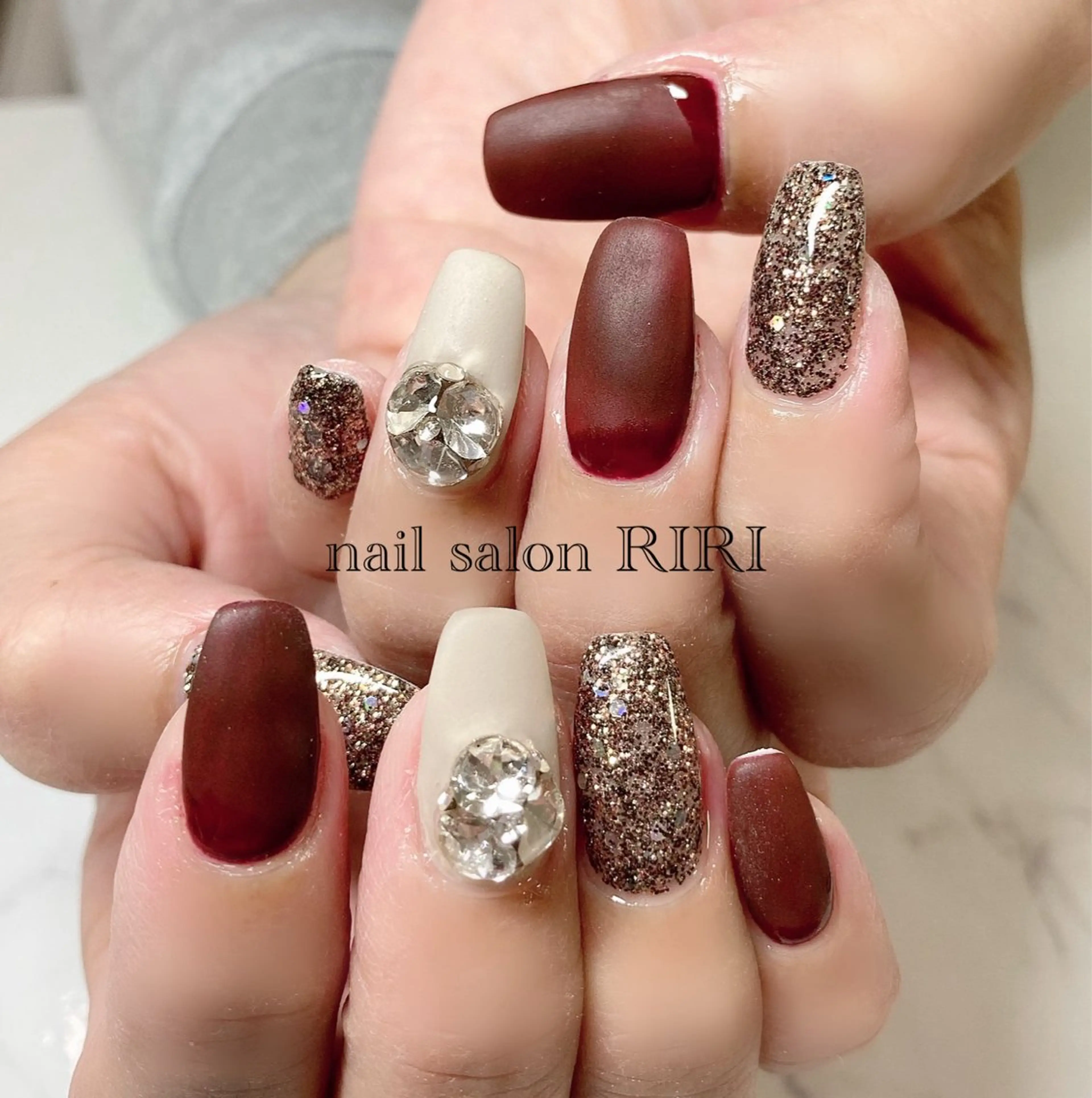 ネイル マットネイル private  nail  salon RIRI所属・RIRI リリのネイルデザイン