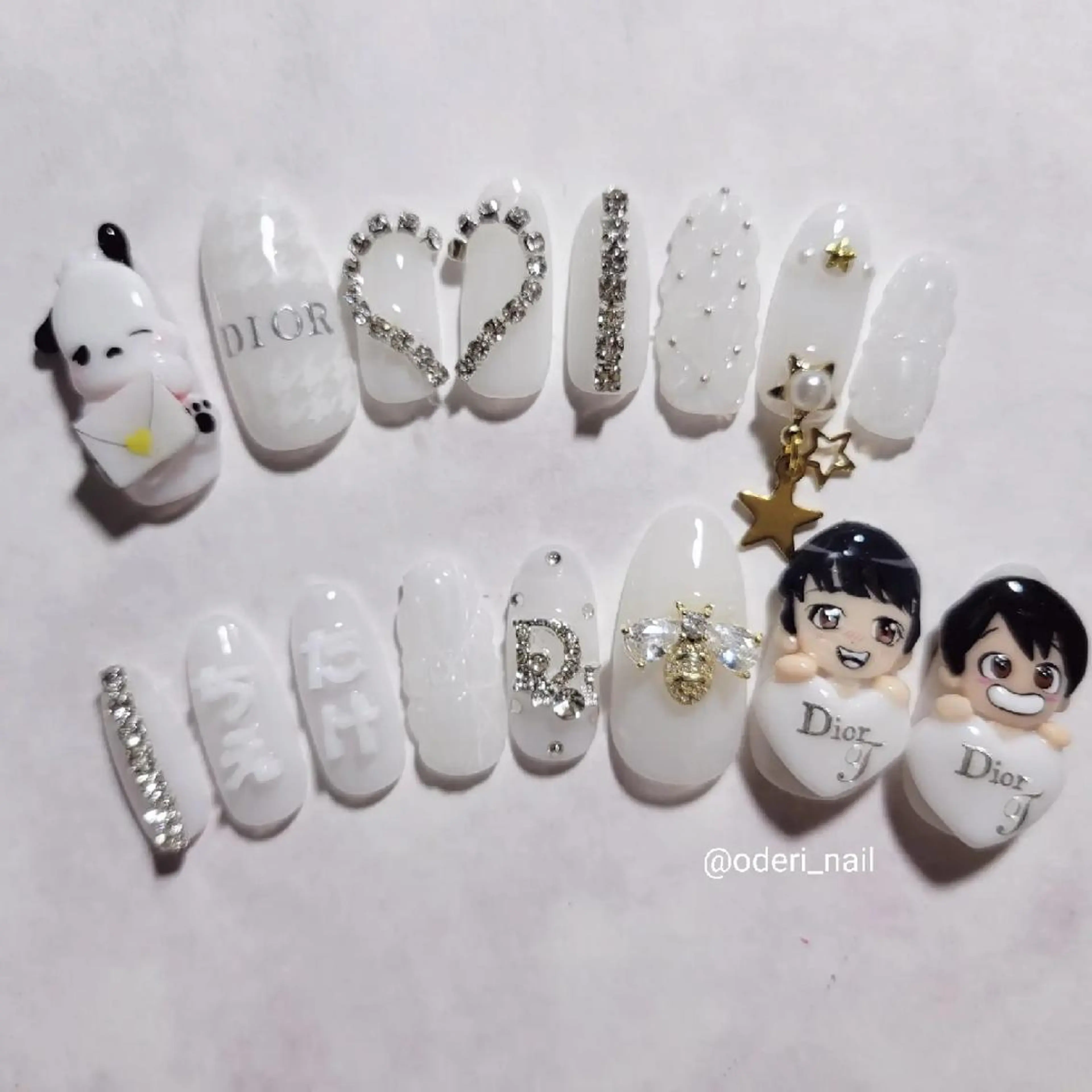 ネイル アートネイル ジェルネイル おで@ oderi_nailのネイルデザイン