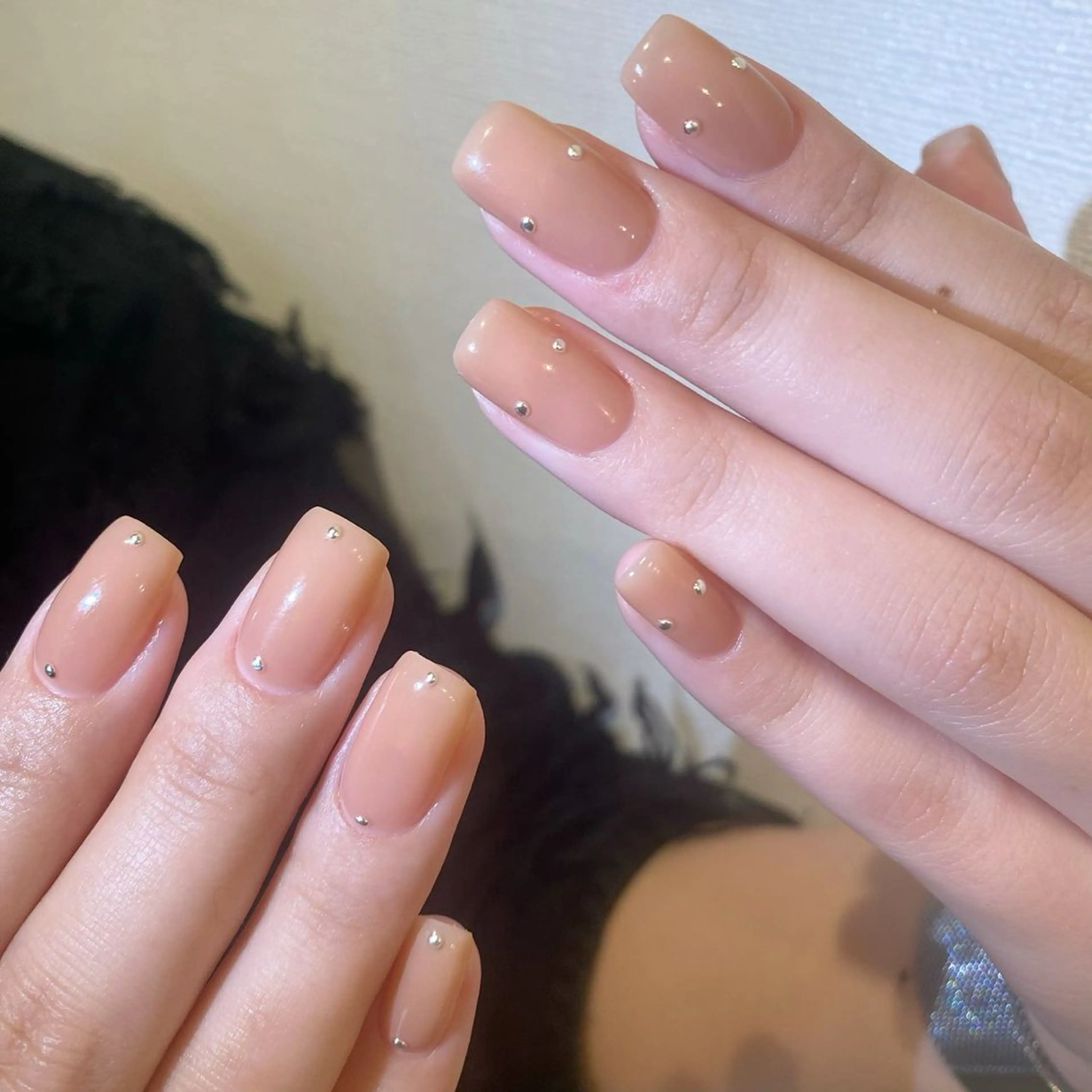 ミディアム めぐみのネイルサロン スタッフ練習のネイルデザイン