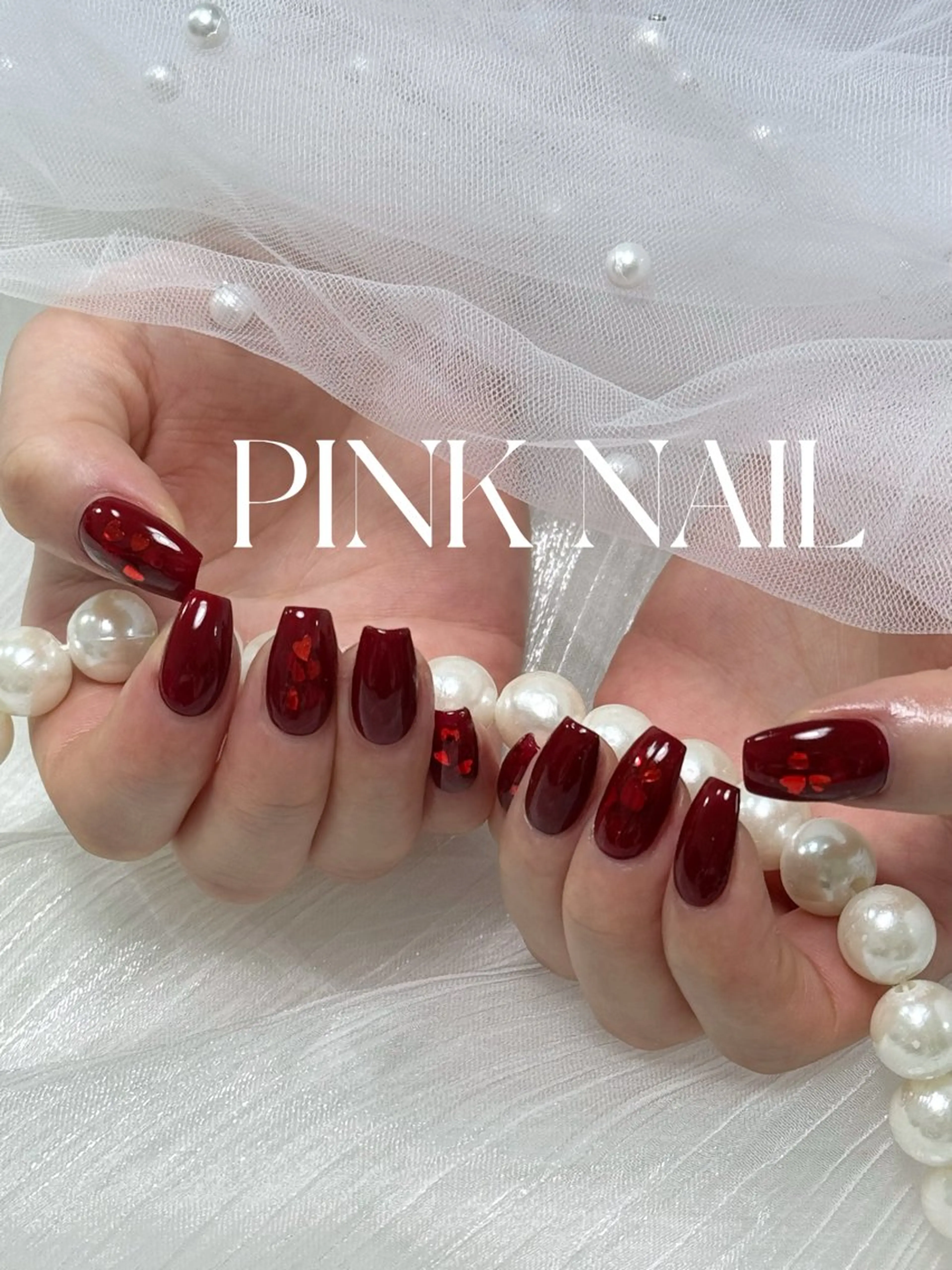 ネイル ハンドネイル pink nailのその他イメージ