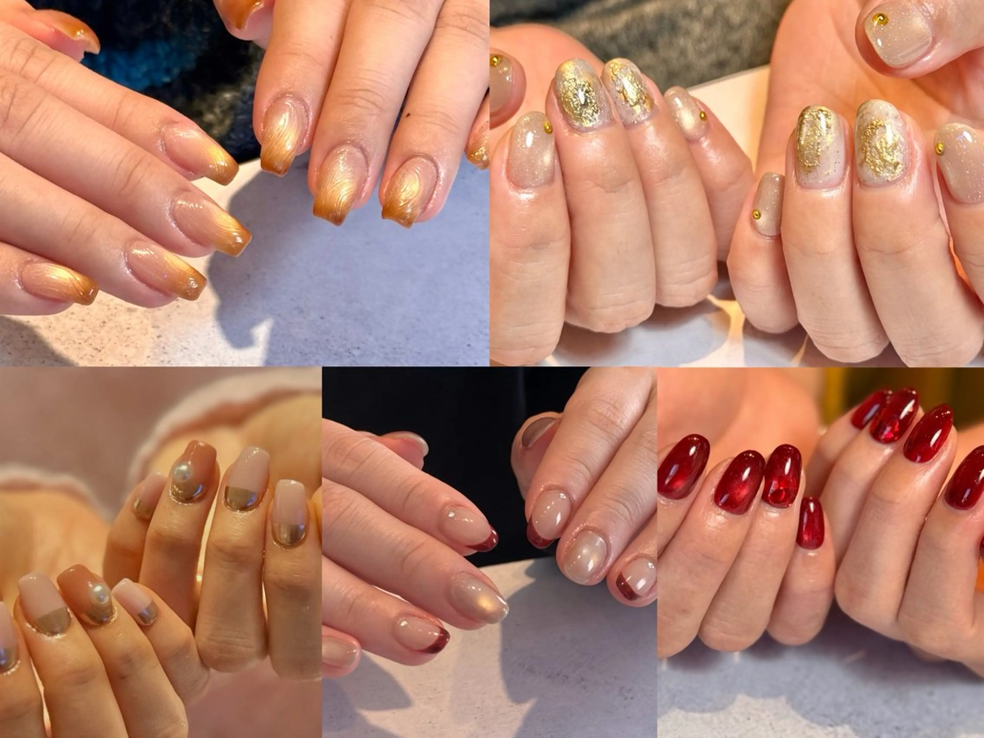 ネイル クリアネイル フラッシュネイル フラッシュマグ フレンチネイル マグネットネイル Luana nailのネイルデザイン