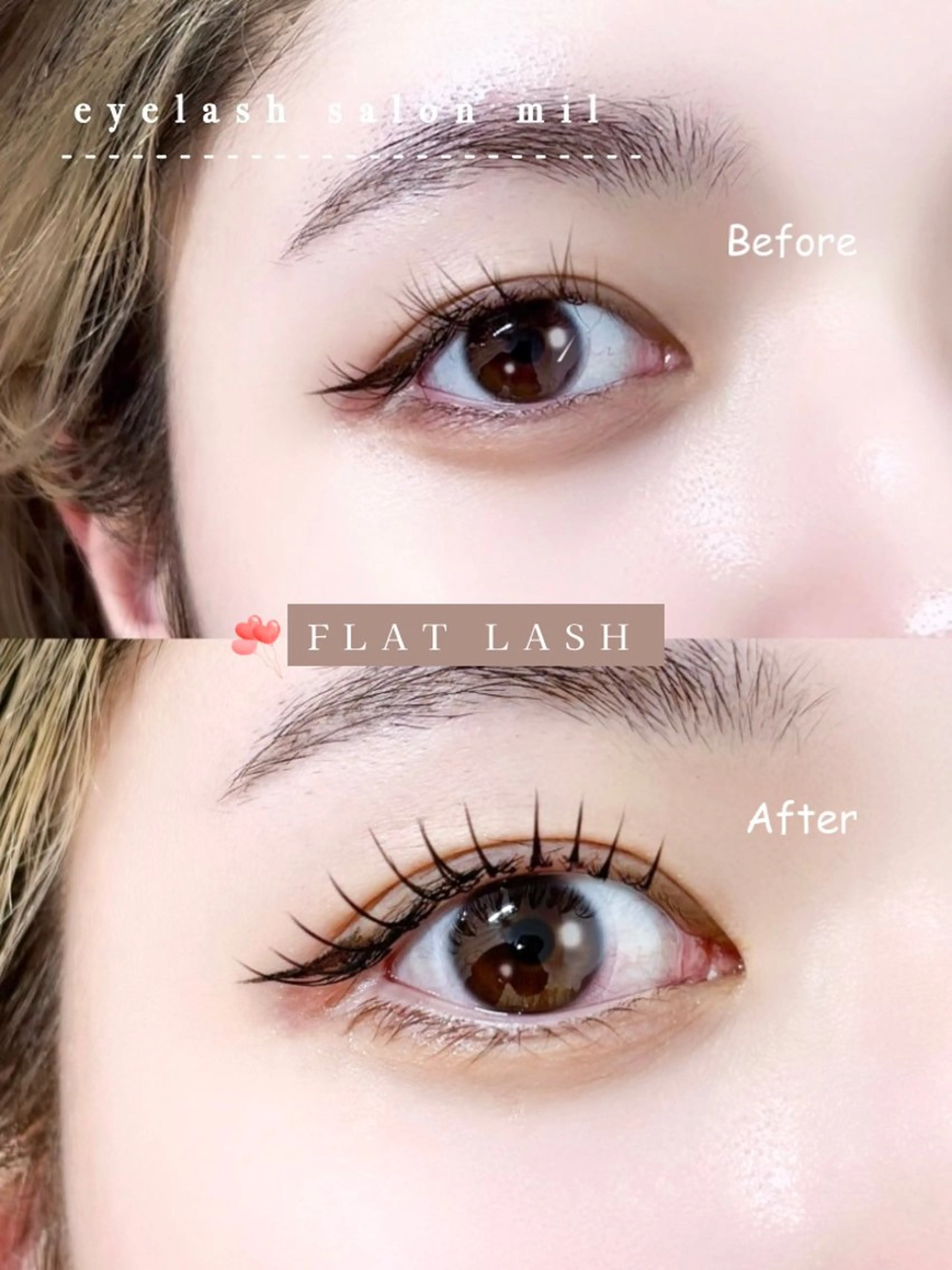 マツエク・マツパ mil❤︎ Kahoのマツエク・マツパデザイン