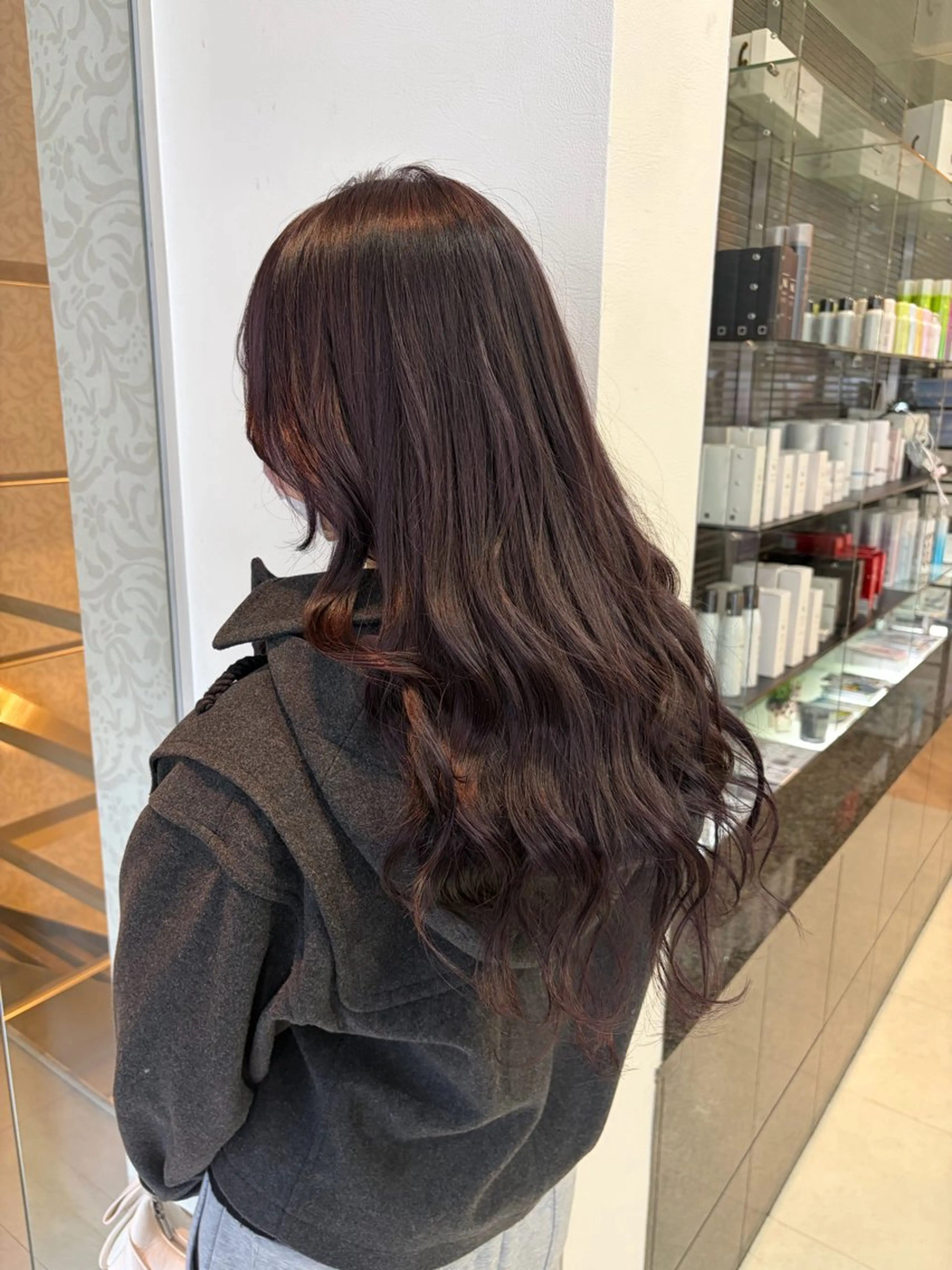 ロング カラー 透明感カラー ラベンダーカラー ラベンダーピンク ピンクカラー カット ヘアカラー トリートメント ✨似合わせ特化美容師 WILL上村　拳吾のヘアスタイル