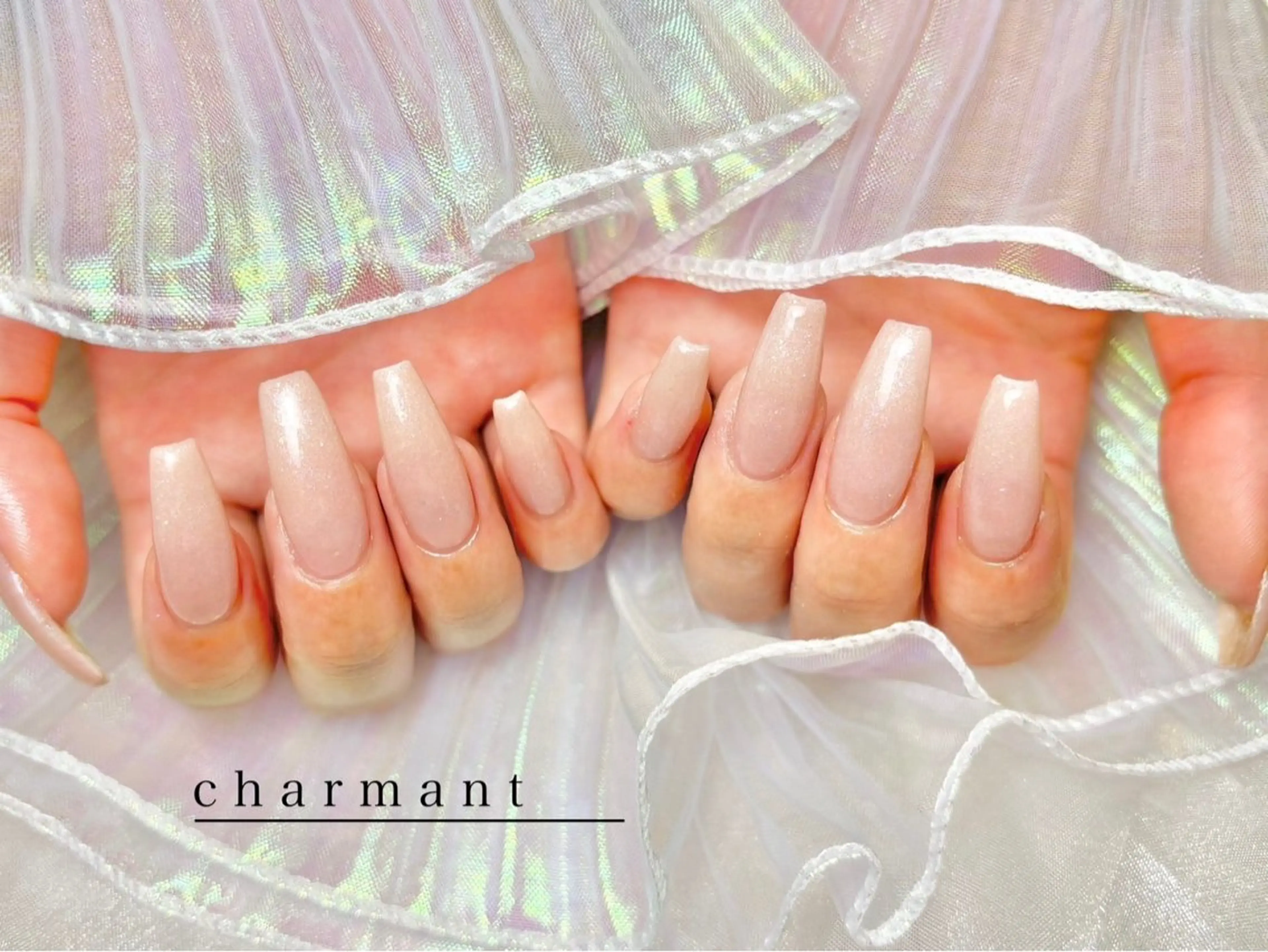 ネイル ラメ(グリッター) ハンドネイル charmant momokaのネイルデザイン
