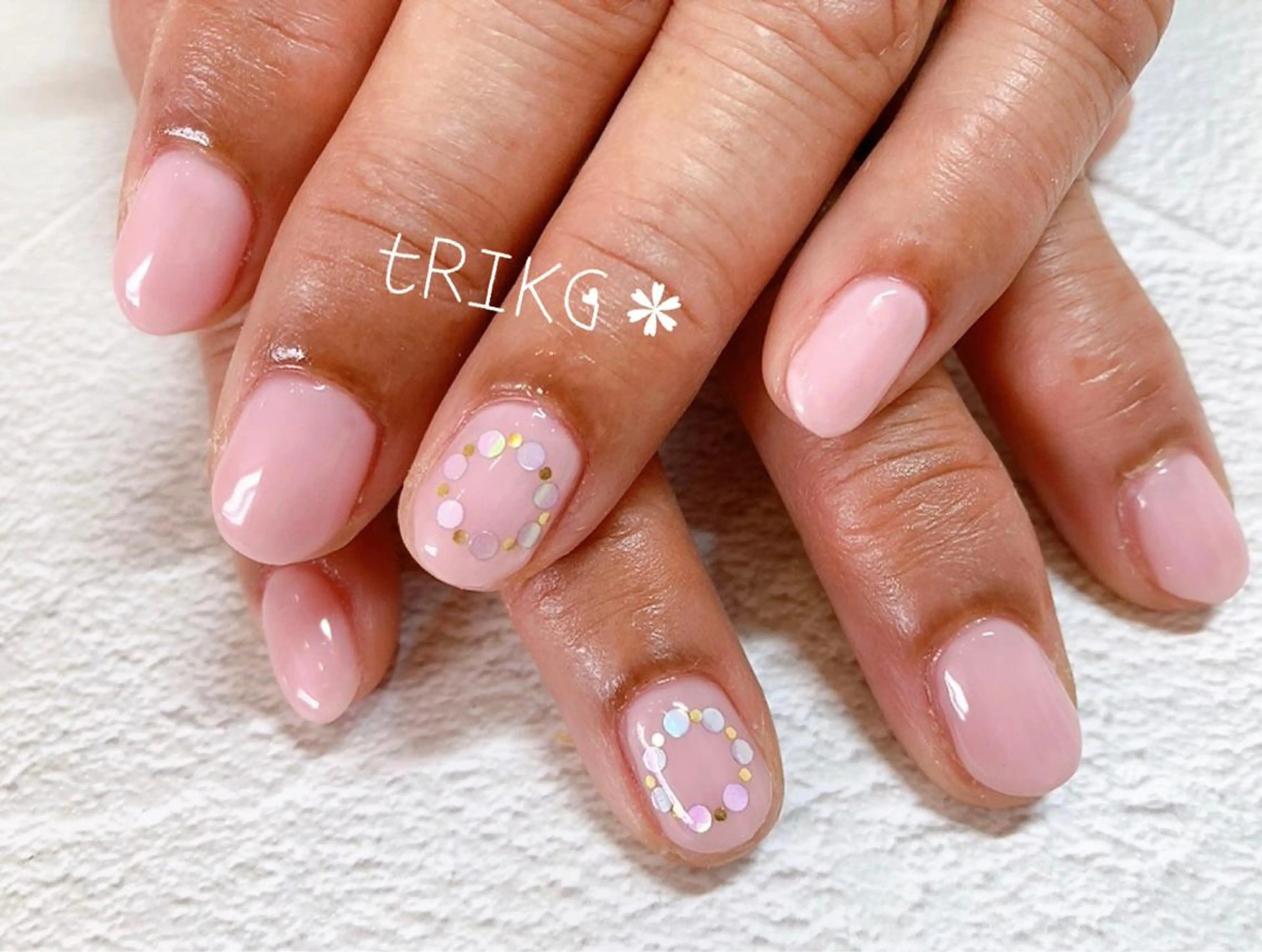 ネイル ハンドネイル tRING＊ しいの木台のネイルデザイン