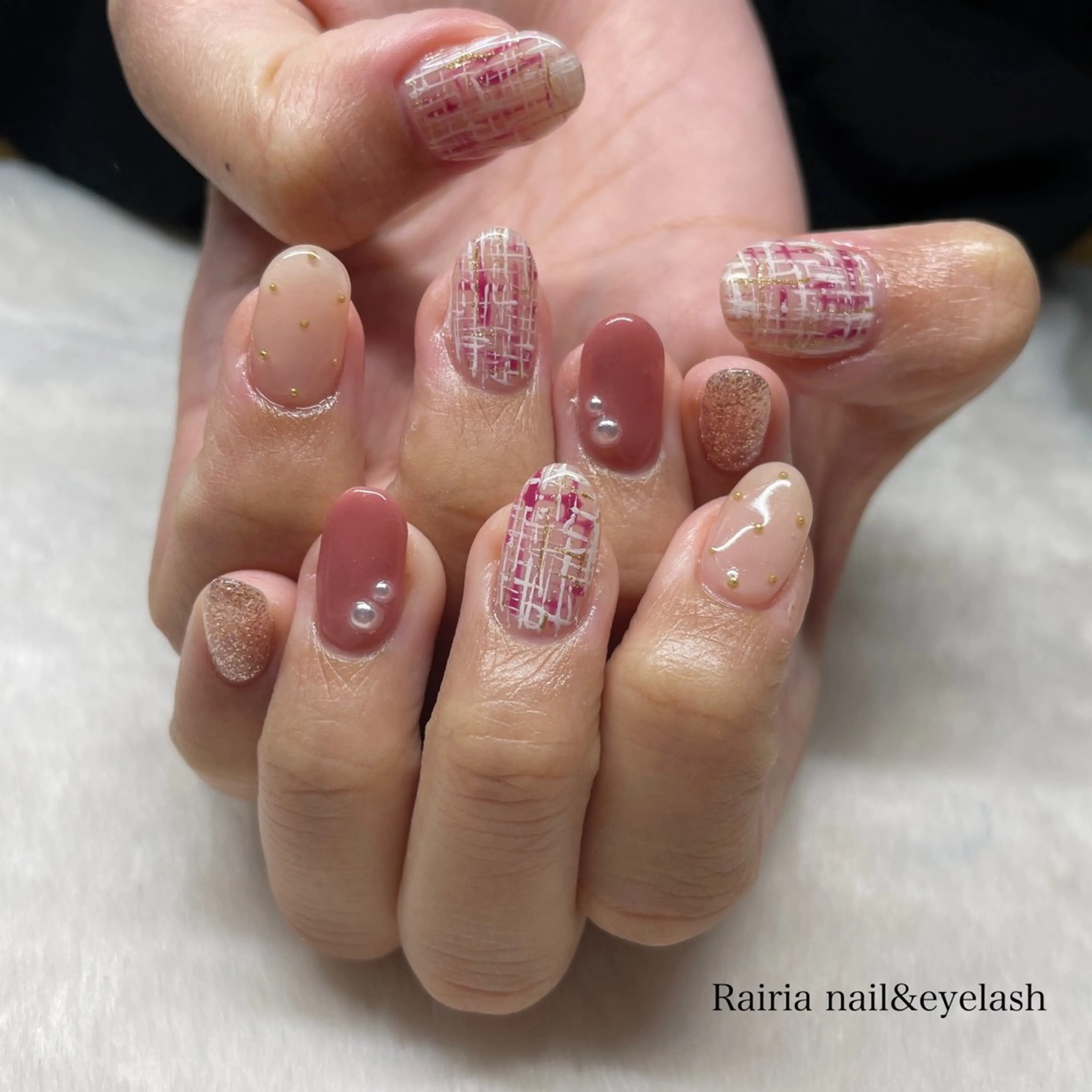 ネイル 持ち込み ハンドネイル Rairianail 小岩店のネイルデザイン