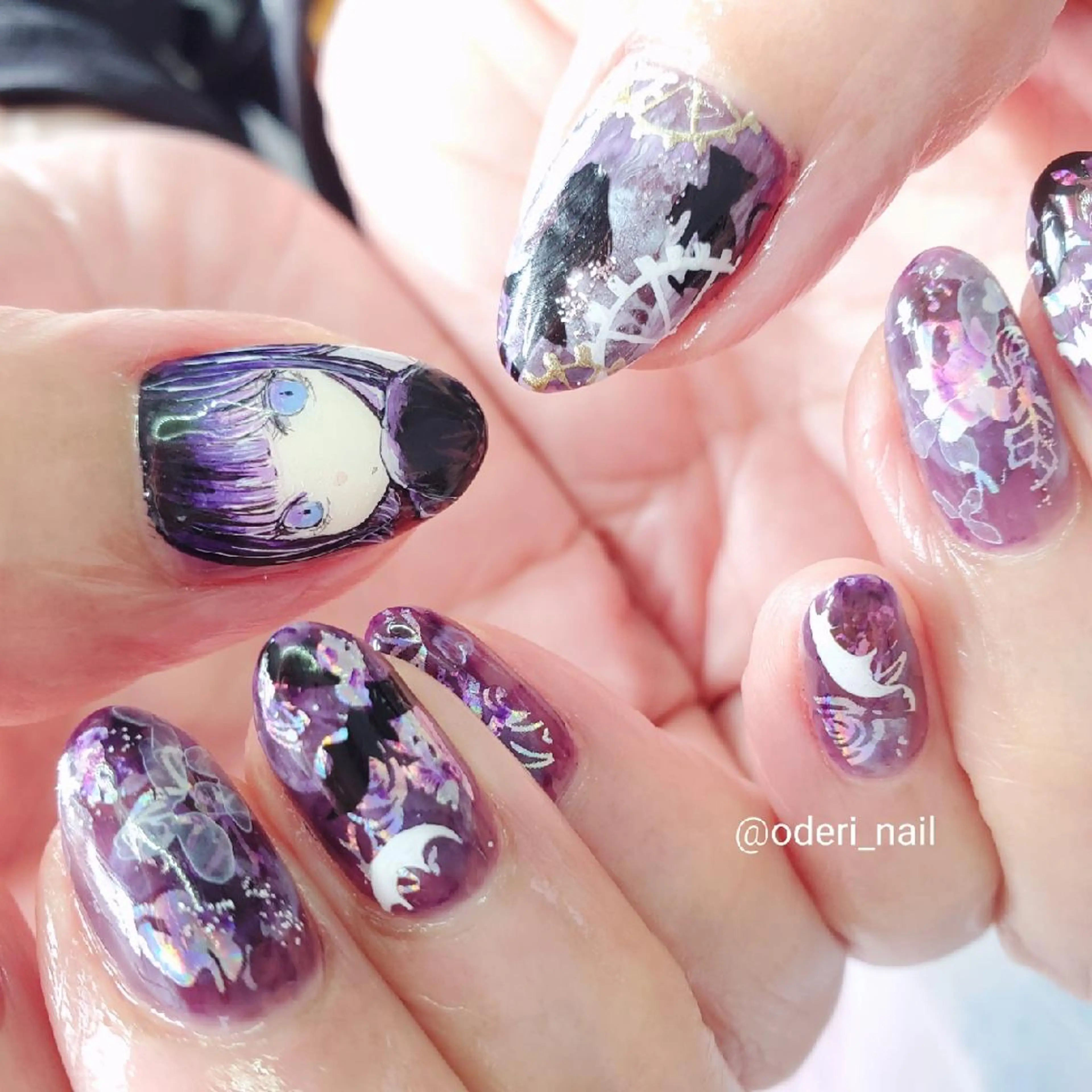 ネイル アートネイル ジェルネイル おで@ oderi_nailのネイルデザイン