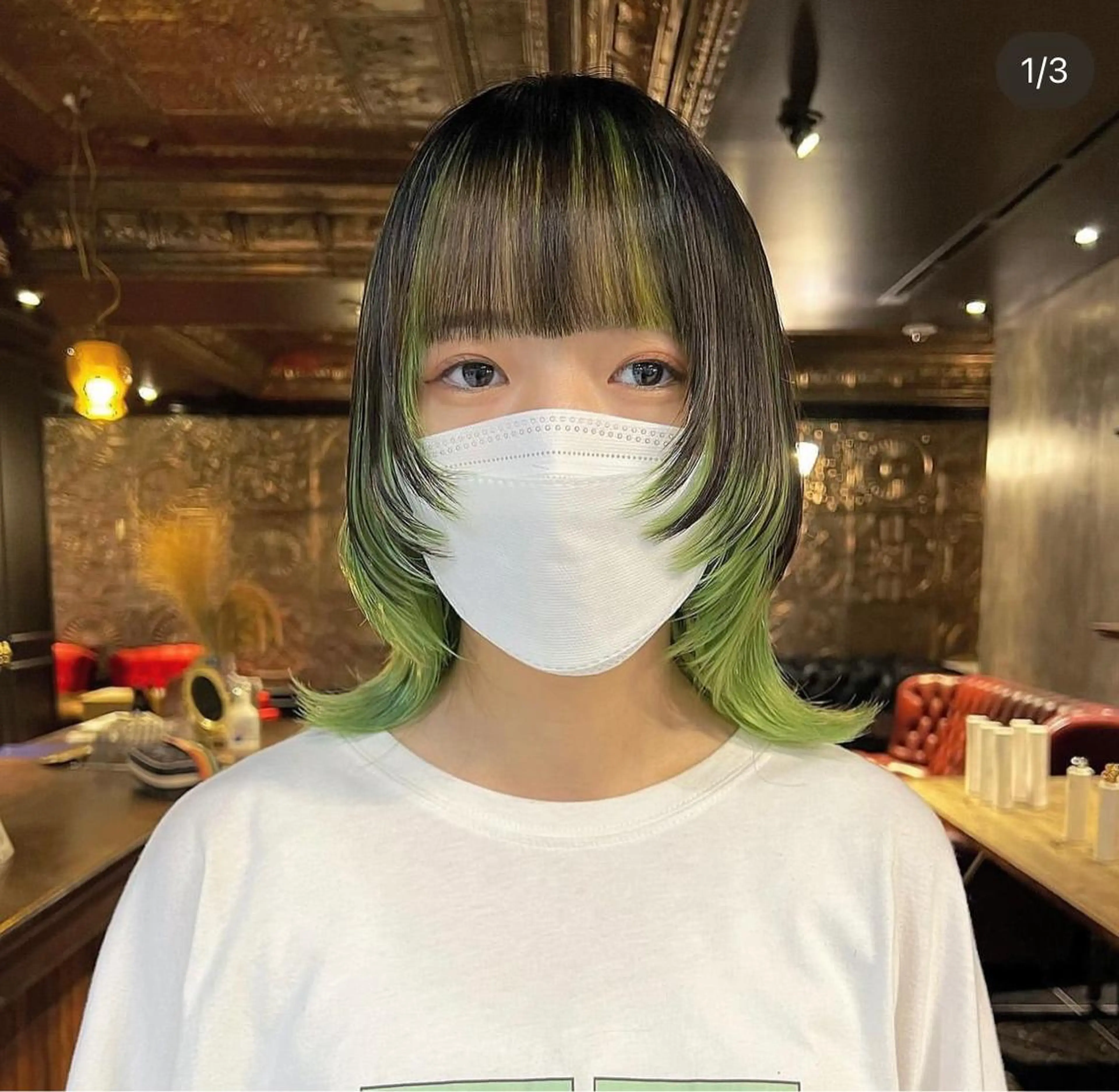 セミロング カラー デザインカラー 🫧透明感カラー🫧 SHINSEIのヘアスタイル