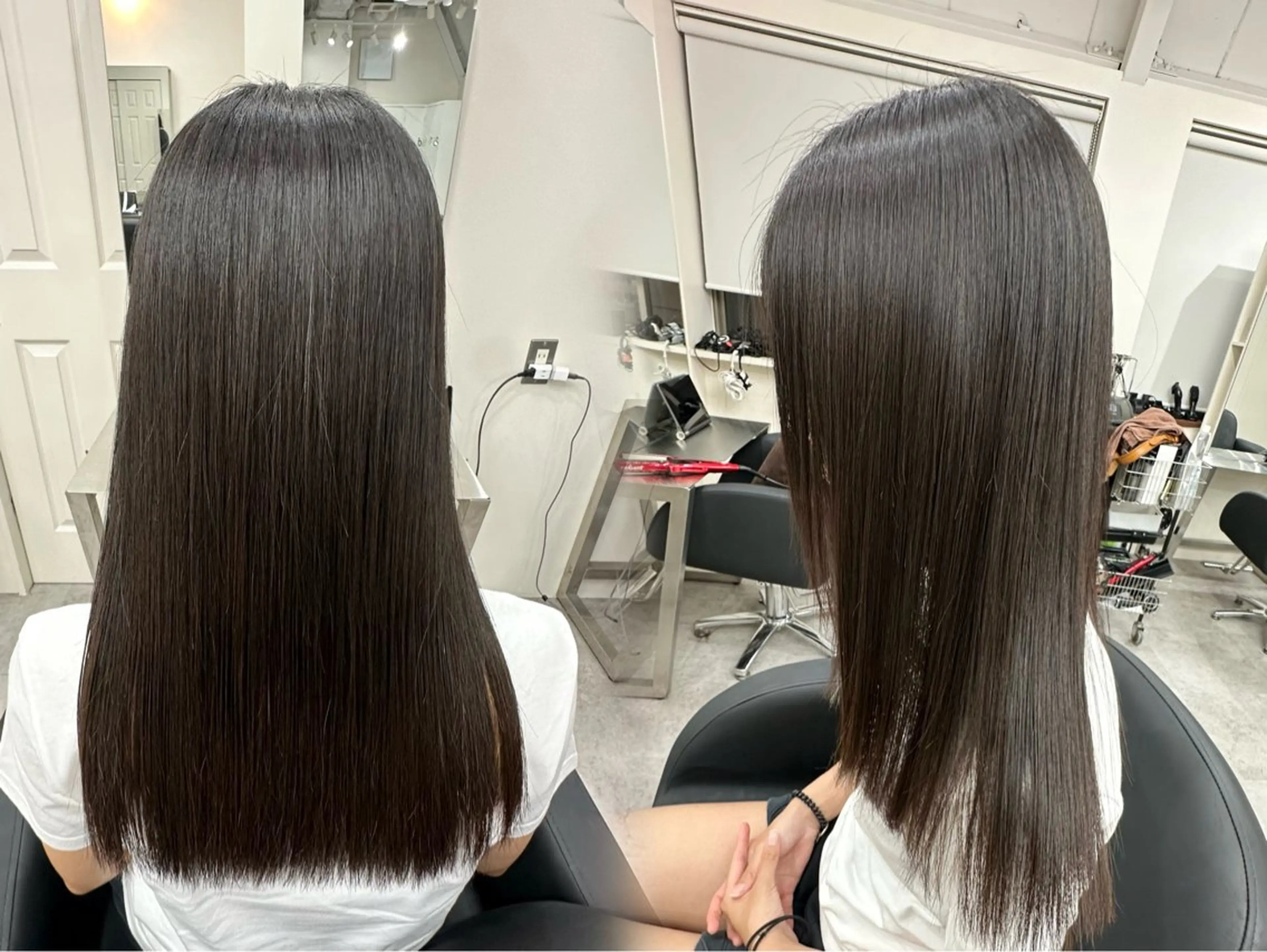 ロング カット ヘアカラー トリートメント 🫧とぅるん艶髪🫧 透明感カラー×猿渡のヘアスタイル