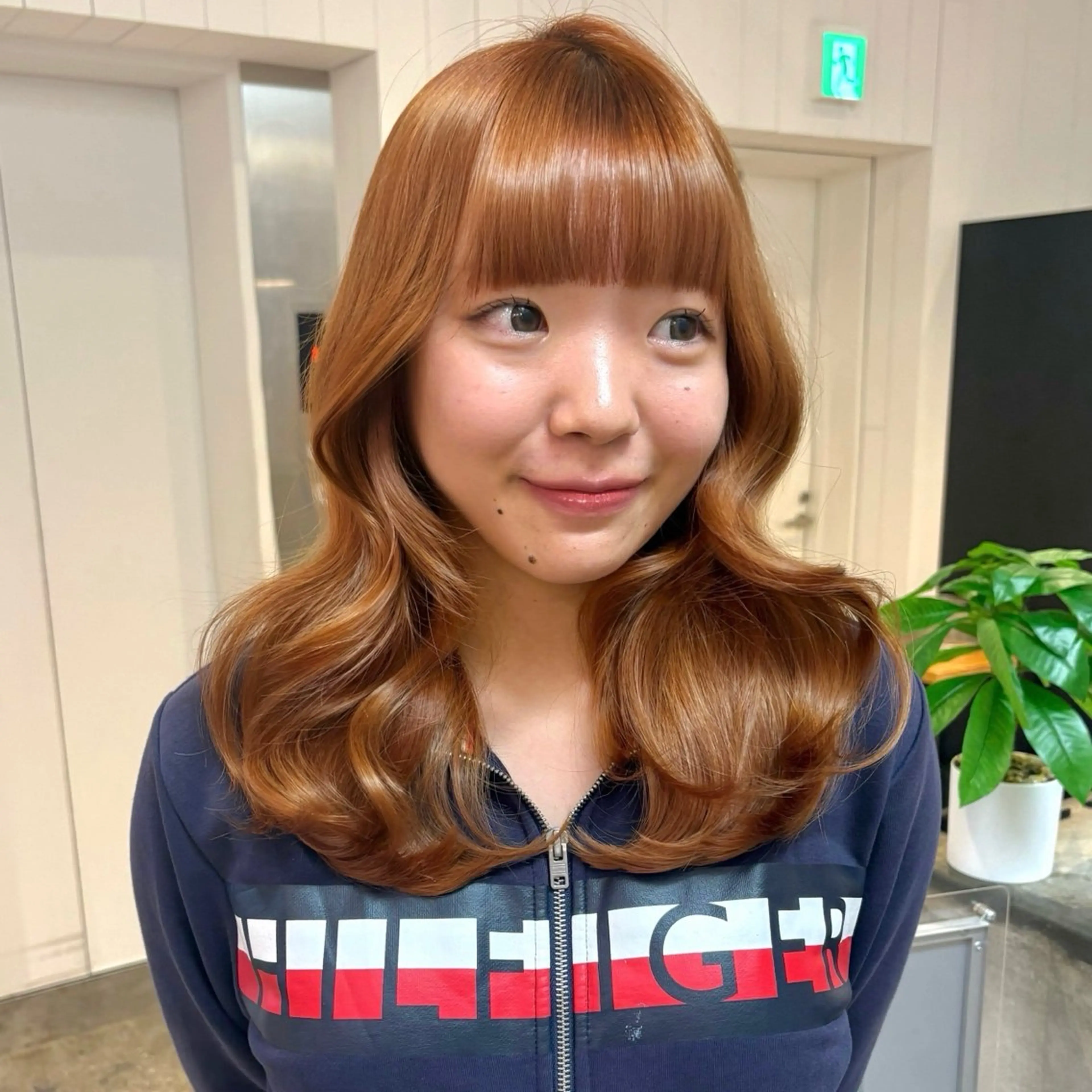 柔らかいモテ色ブリーチのダブルカラー（リタッチ幅2cmの方のみ⭕️）の写真