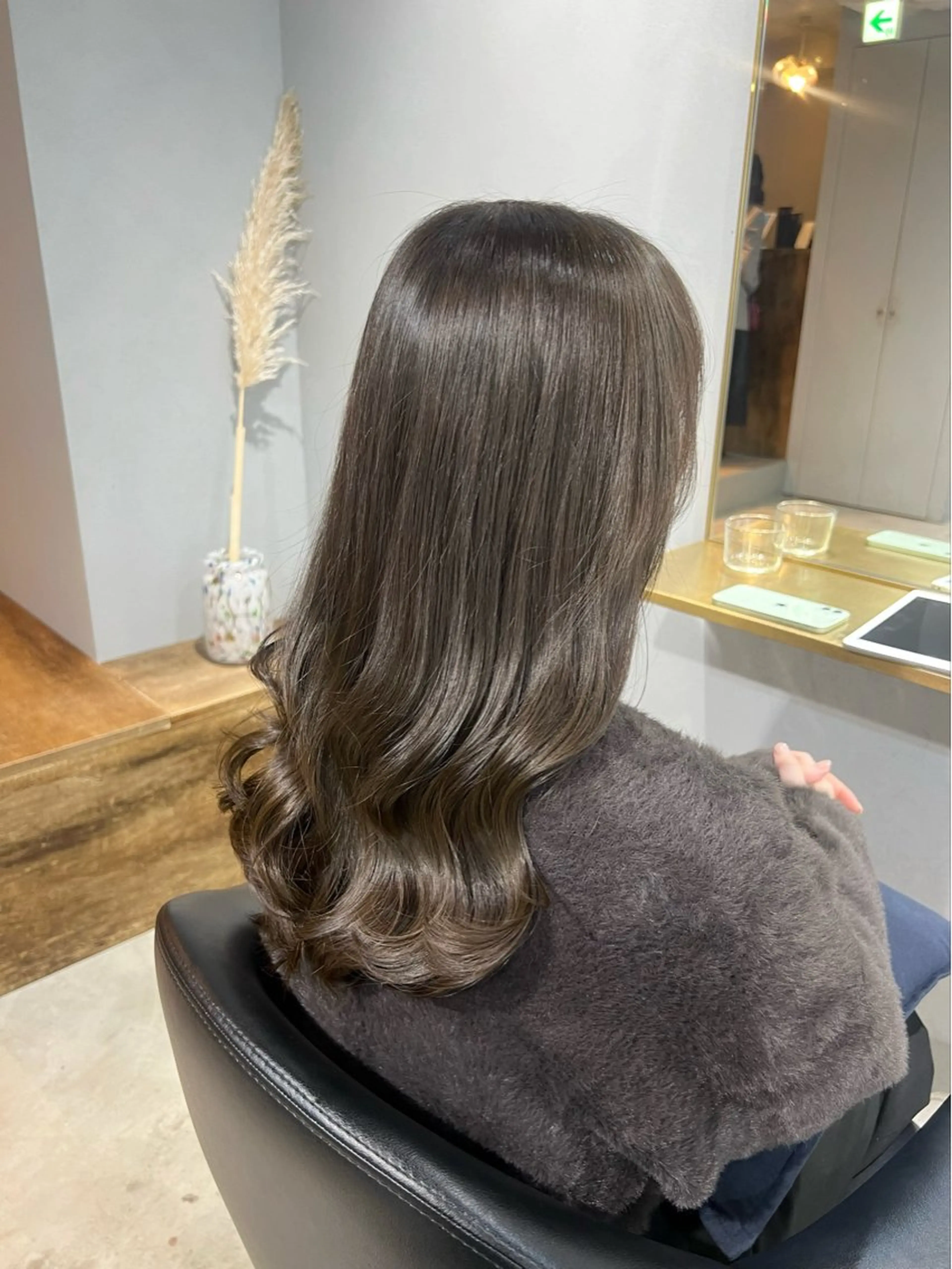 セミロング カラー カット ヘアカラー トリートメント akane/ボブ /ブラウンベージュのヘアスタイル