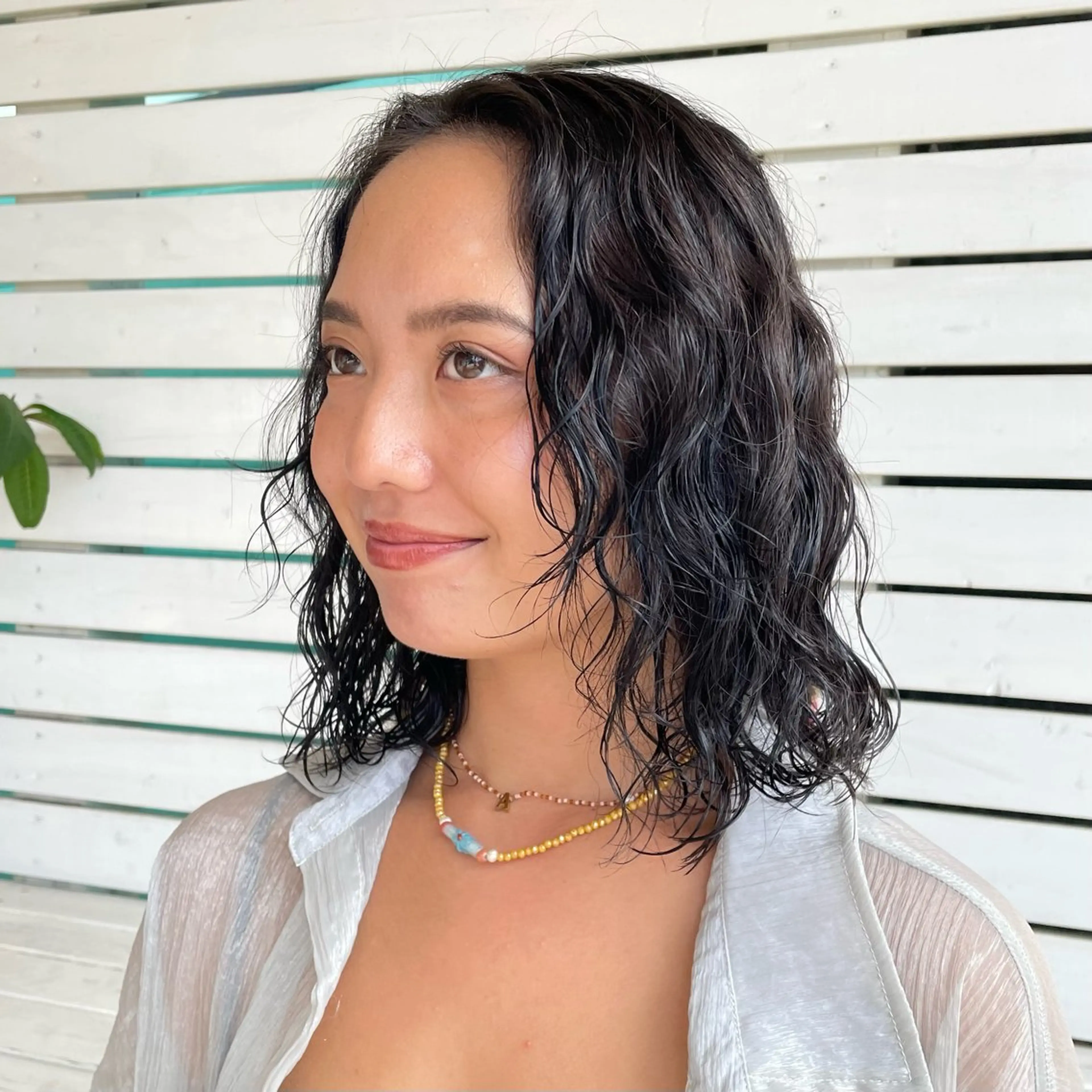 ミディアム パーマ ミディアムパーマ FRANK所属・こいけ みきののヘアスタイル