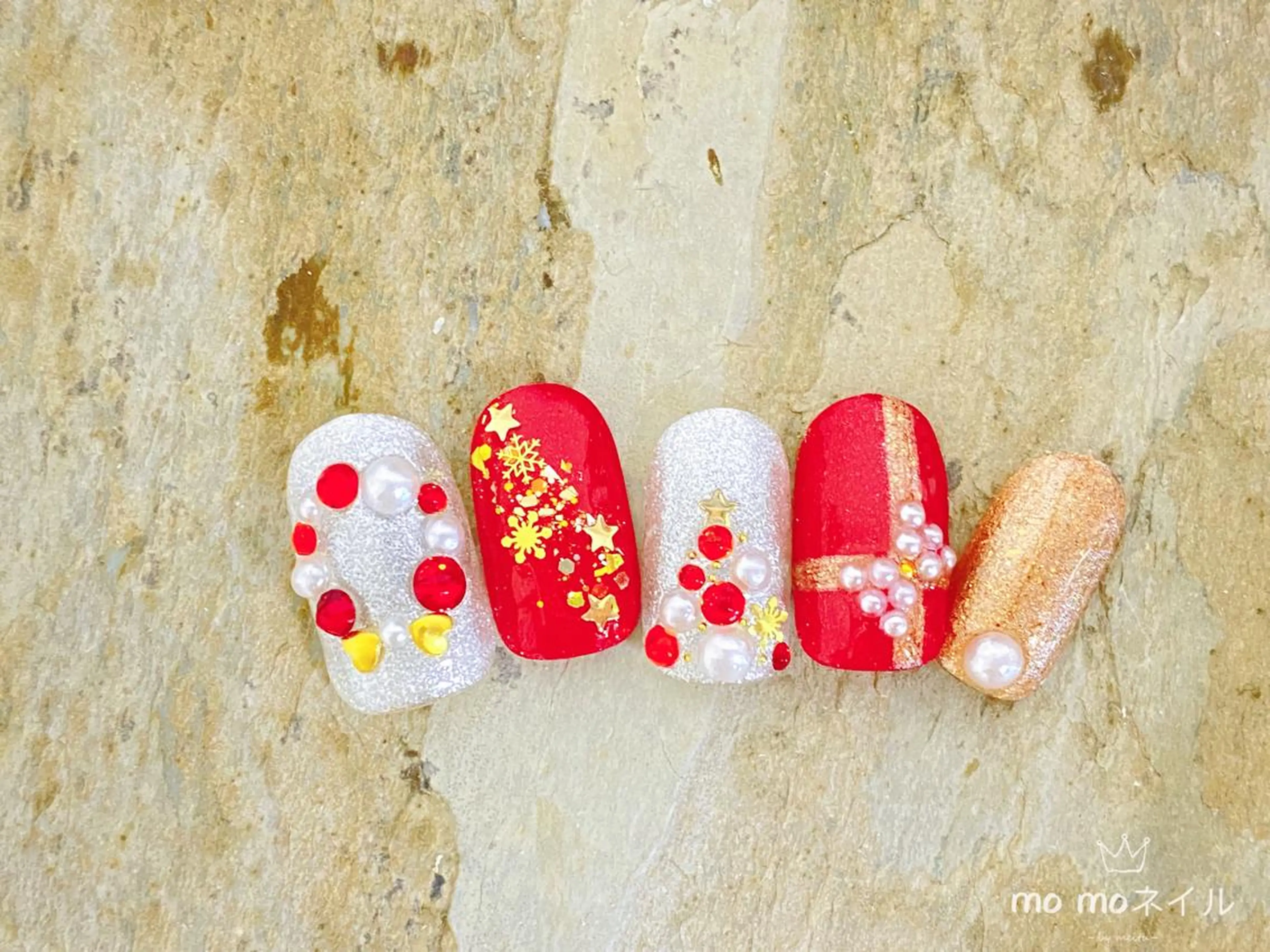 ネイル 冬ネイル クリスマス MOMO nailのネイルデザイン