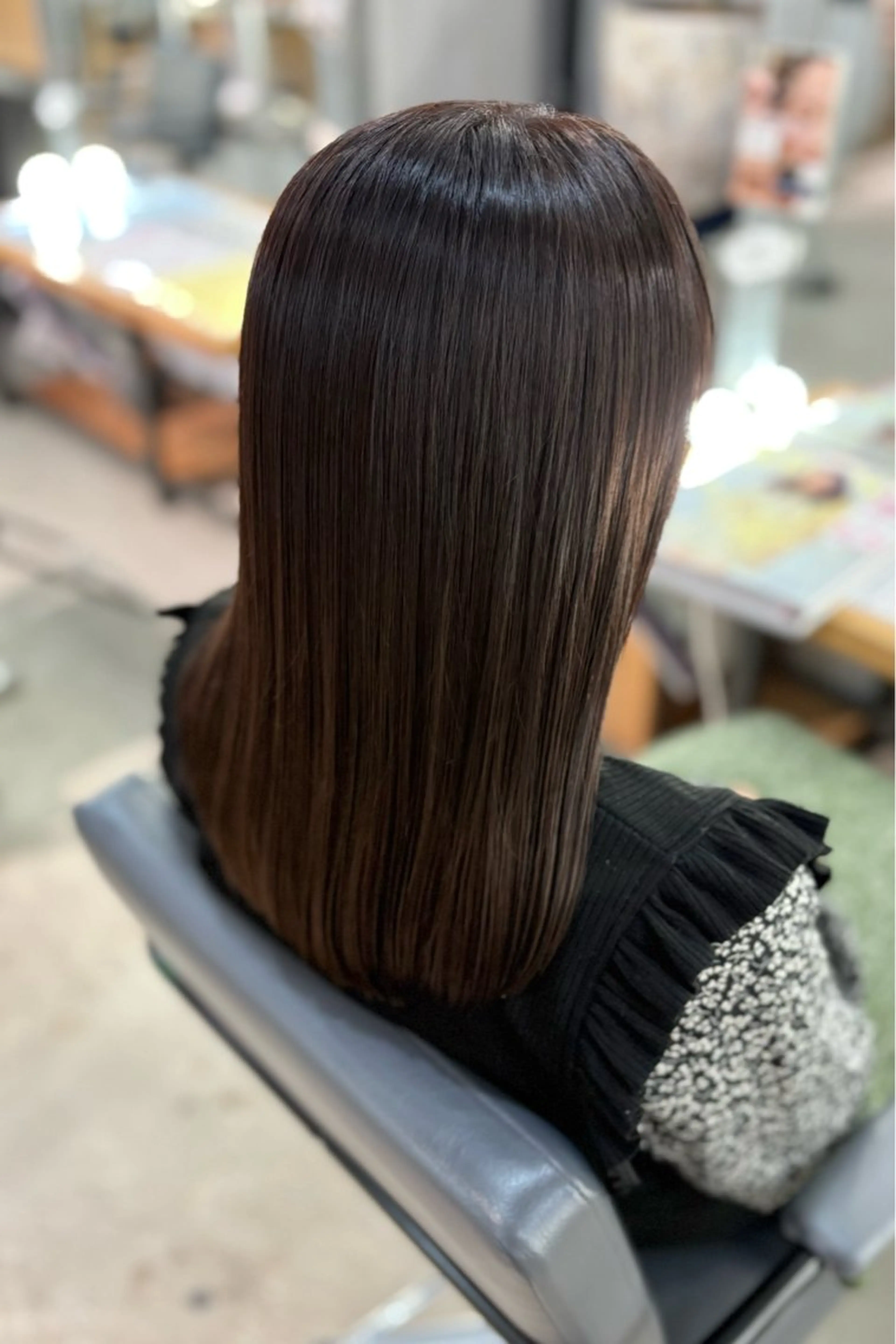 ロング カラー 菊地 紗矢のヘアスタイル