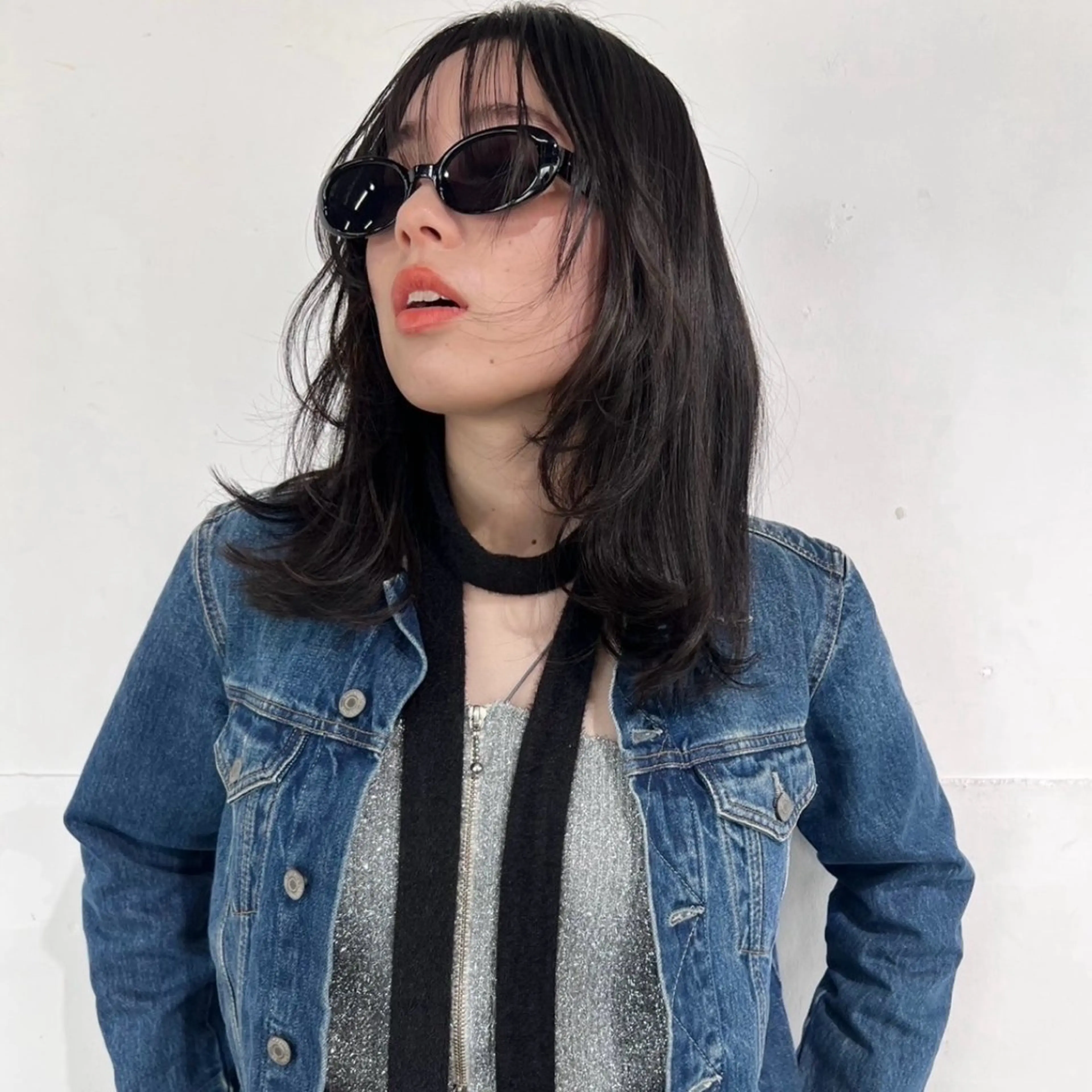 セミロング カラー myu 🐈‍⬛のヘアスタイル