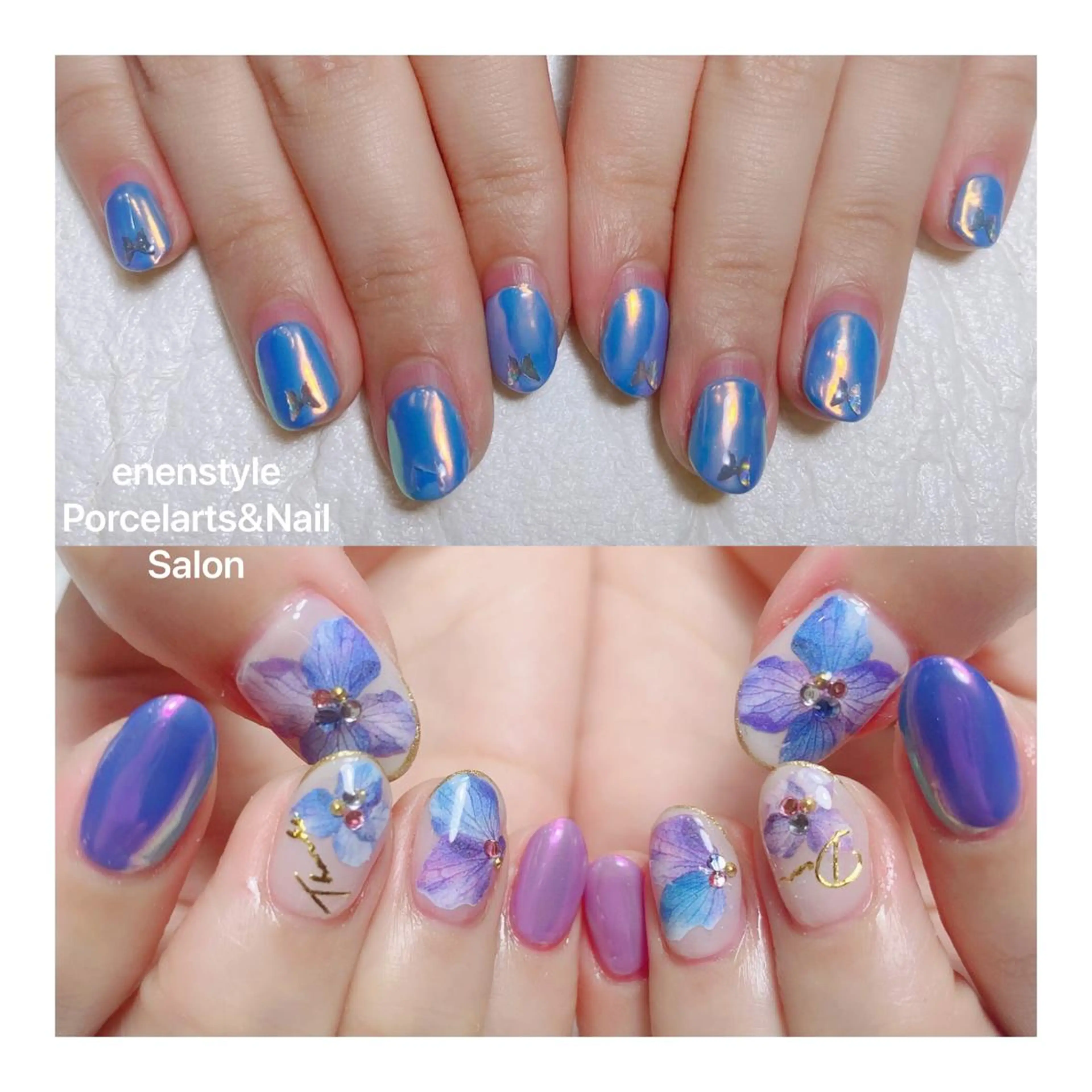 ミディアム ネイル ハンドネイル 👑enen style👑のネイルデザイン