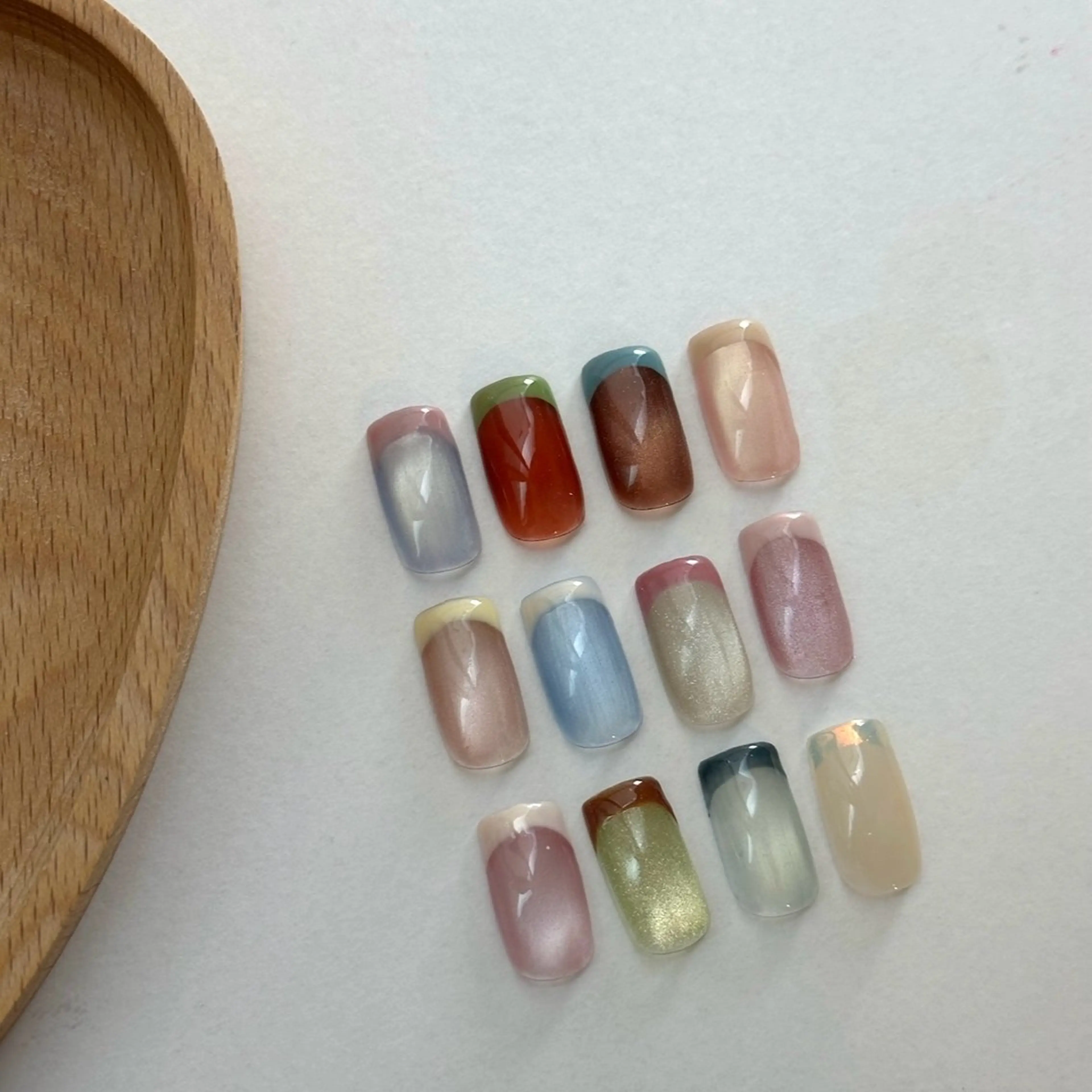 ネイル フレンチネイル 春ネイル ハンドネイル nail salon Cyaanのネイルデザイン