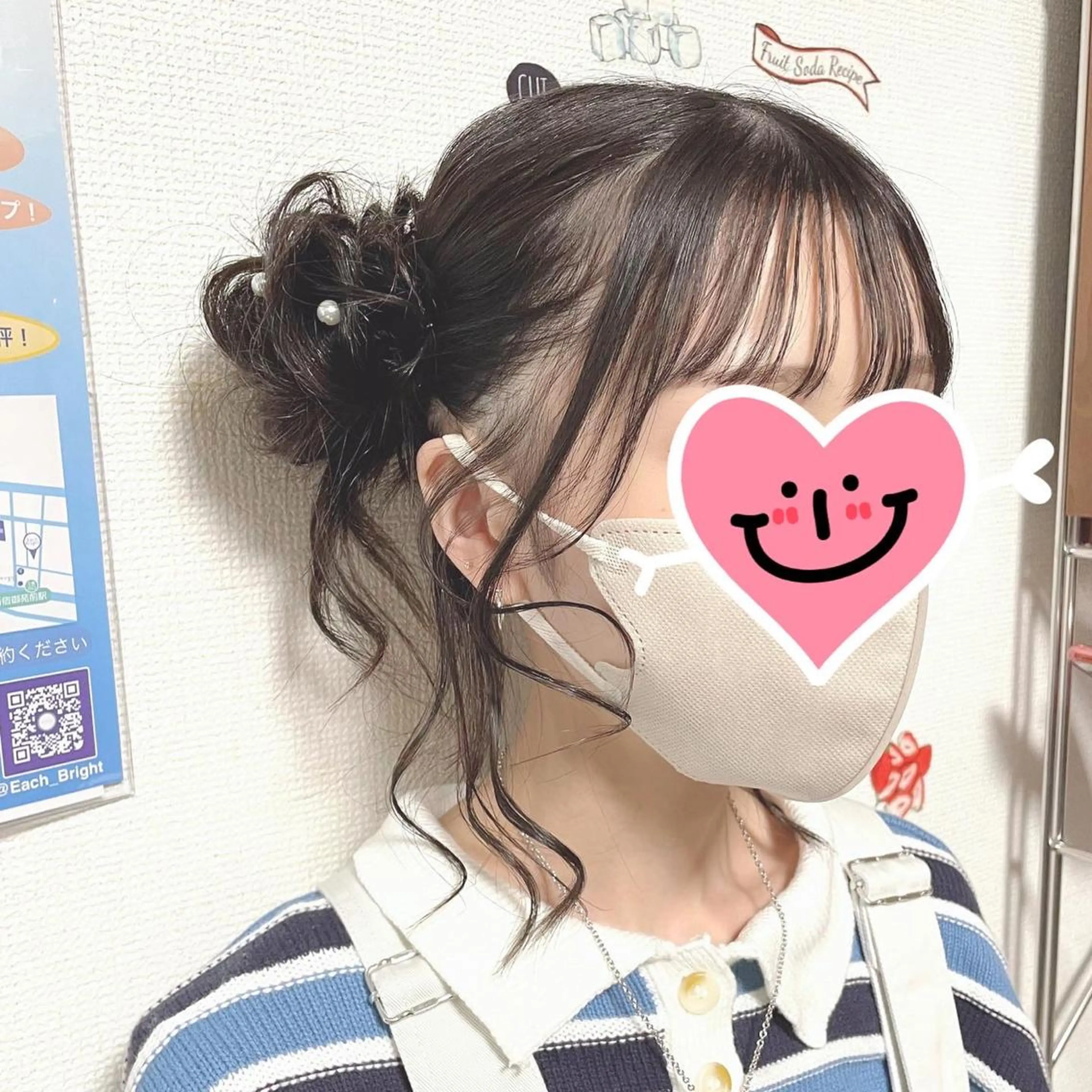 ヘアアレンジ お団子ヘア おくれ毛 イーチブライト EachBrightのその他イメージ
