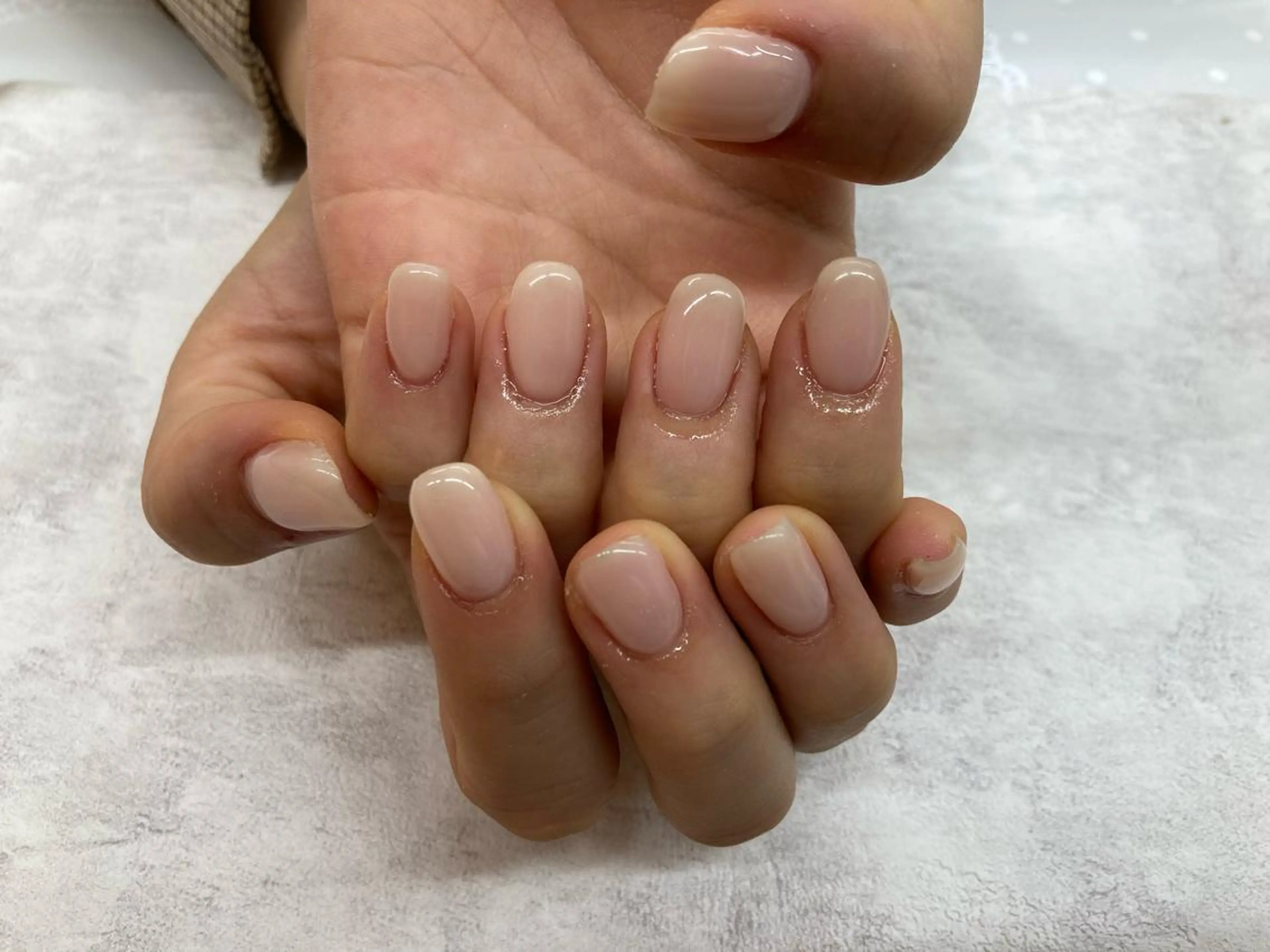 ネイル ワンカラーネイル Maple saronのネイルデザイン
