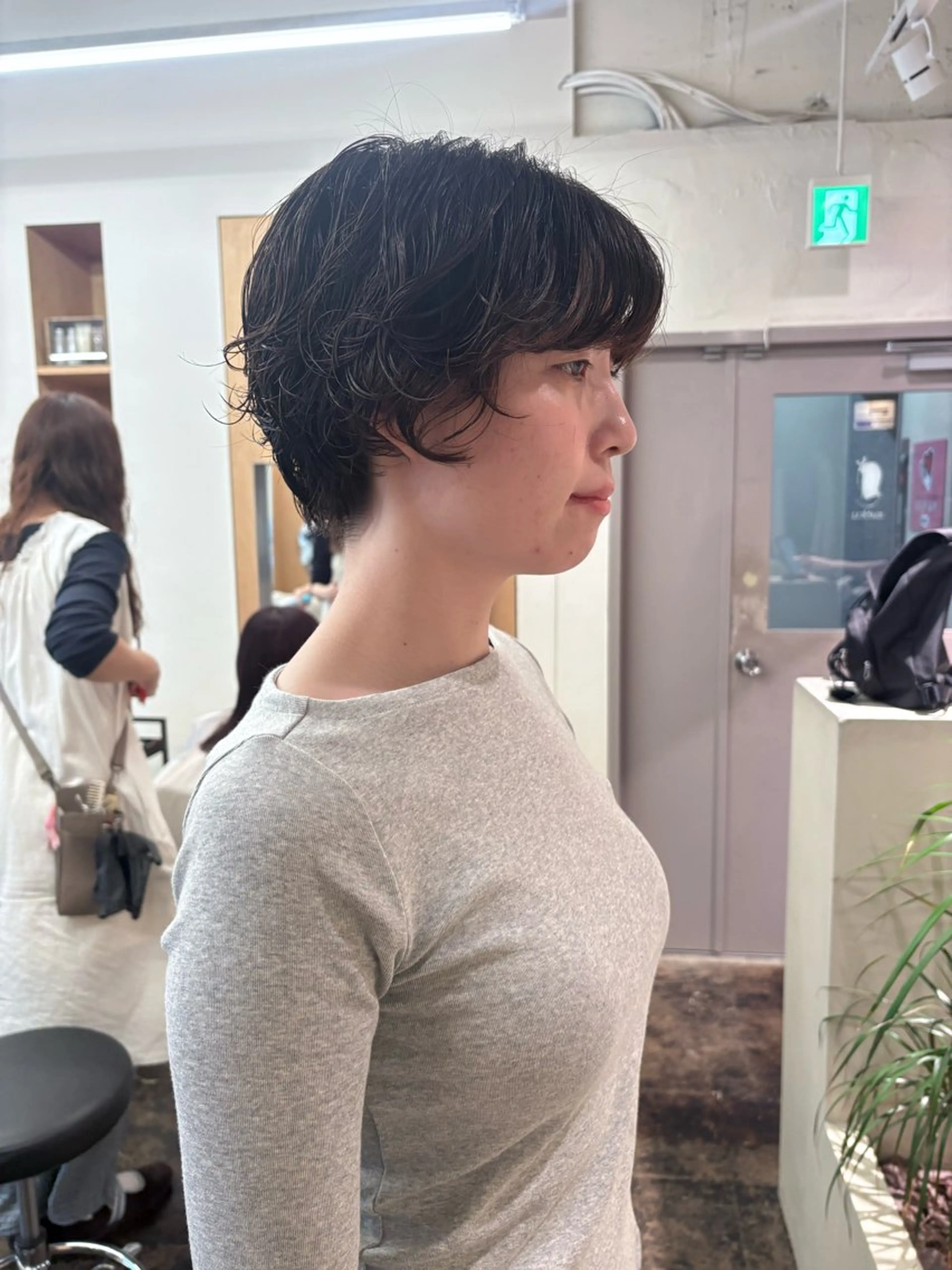 ショート パーマ カット パーマ karin🌛ボブ／ 透明感たっぷりカラーのヘアスタイル