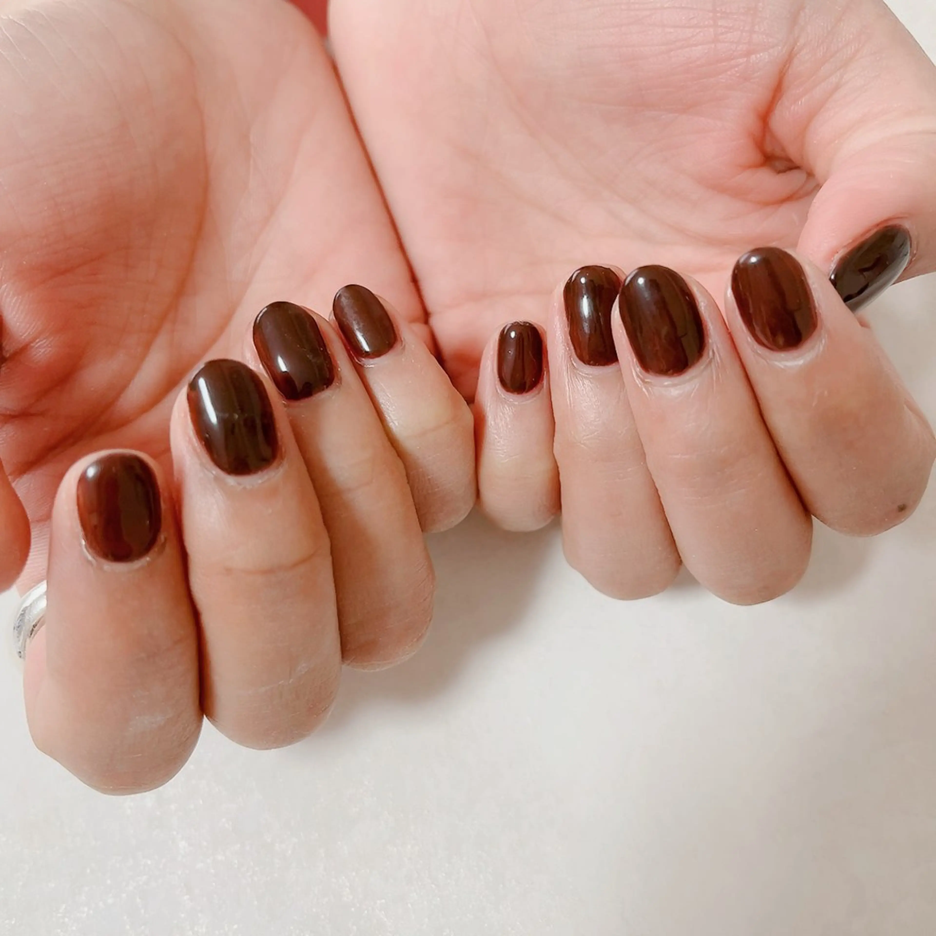 ネイル ジェルネイル 韓国ネイル メンズネイル ワンカラーネイル パラジェル kiki nail たまプラーザのネイルデザイン