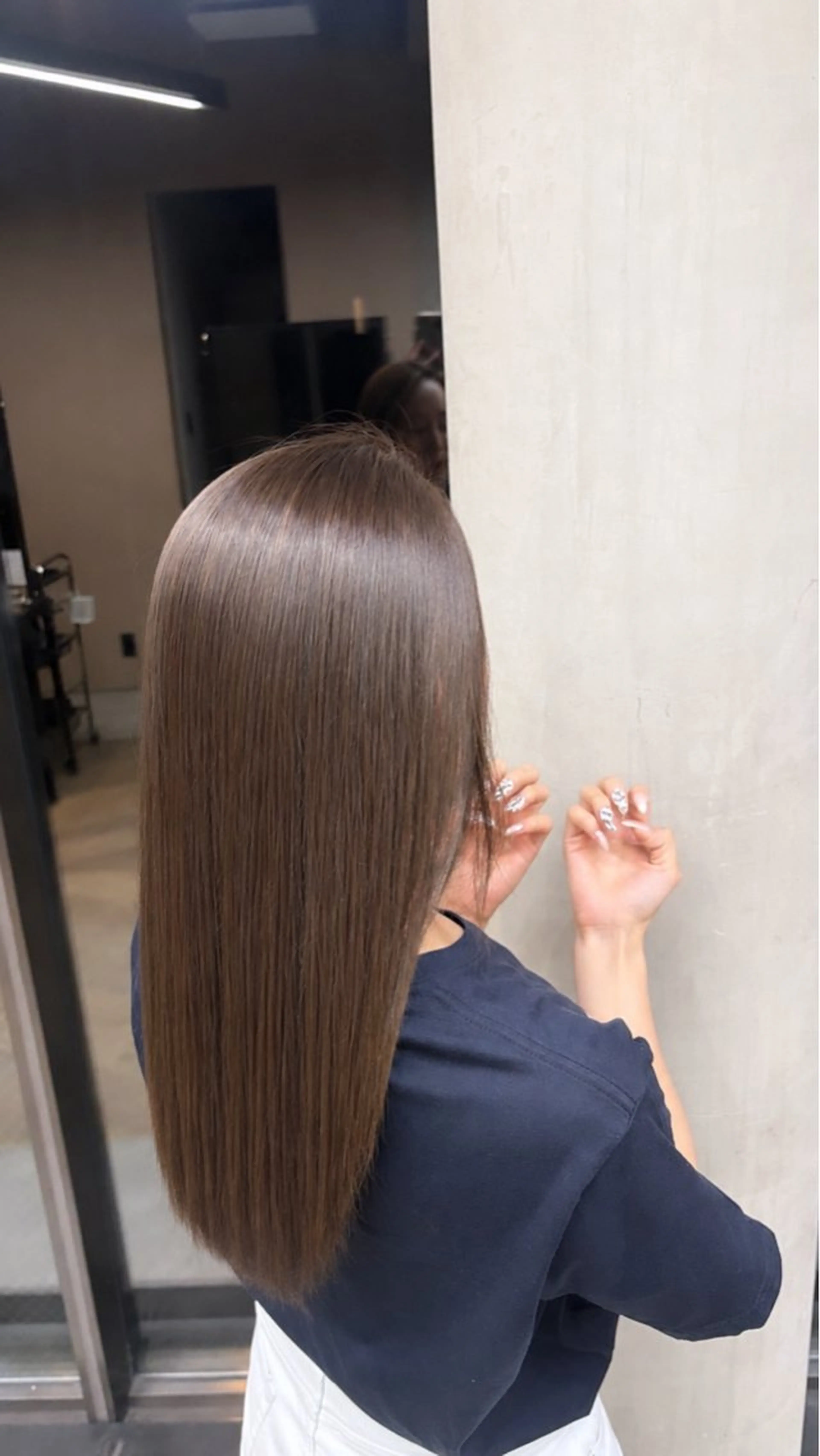 カラー ヘアカラー トリートメント 🩶𝐤𝐢𝐧𝐚 🩶のヘアスタイル