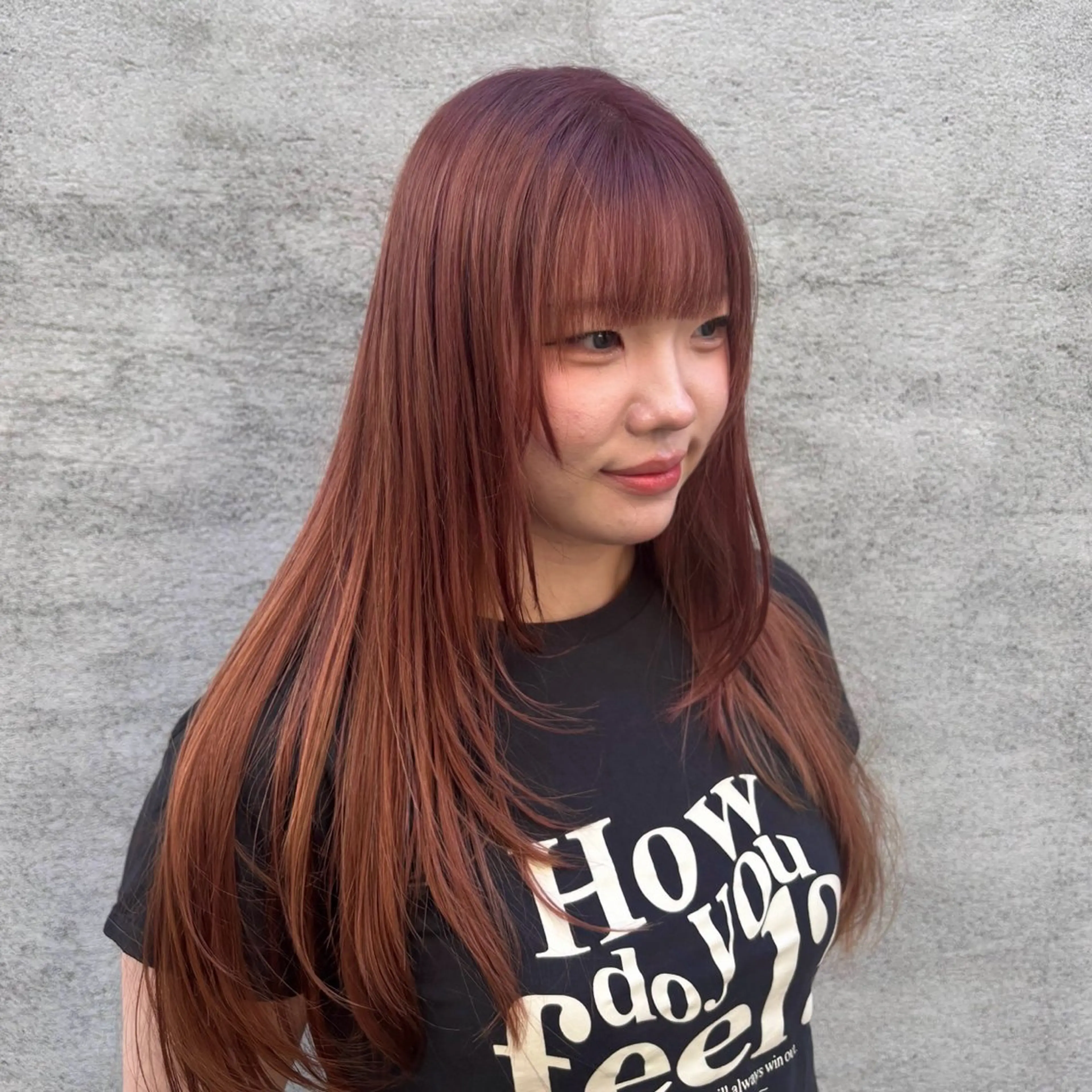 ロング カラー ロングレイヤー ベージュカラー ピンクカラー ピンクベージュ レイヤーカット ボブ/可愛いスタイル ⠀ゆらのヘアスタイル