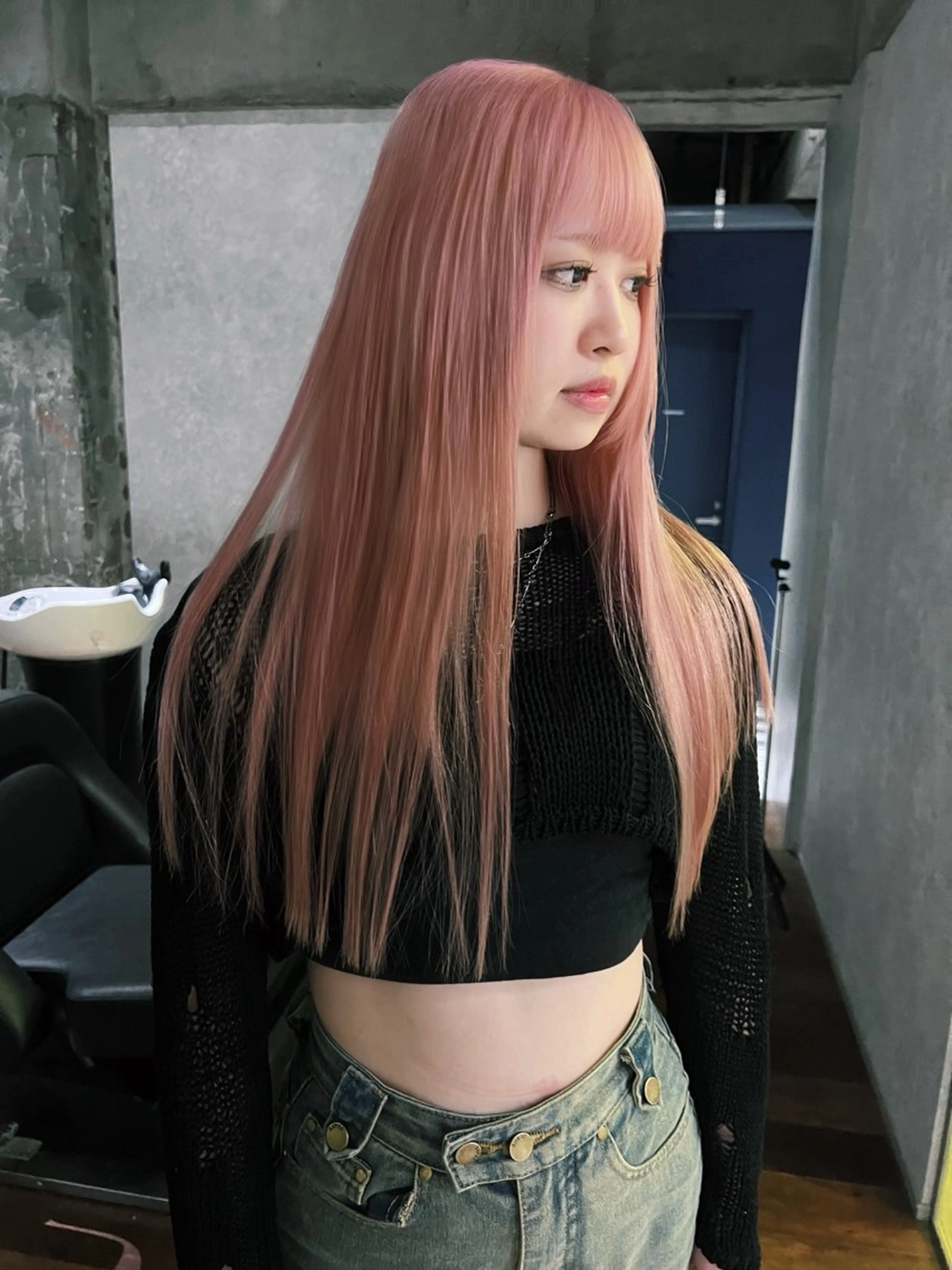 ロング カラー ヘアカラー トリートメント 🧡色落ちまで2度綺 麗なカラー🧡ヨシキのヘアスタイル