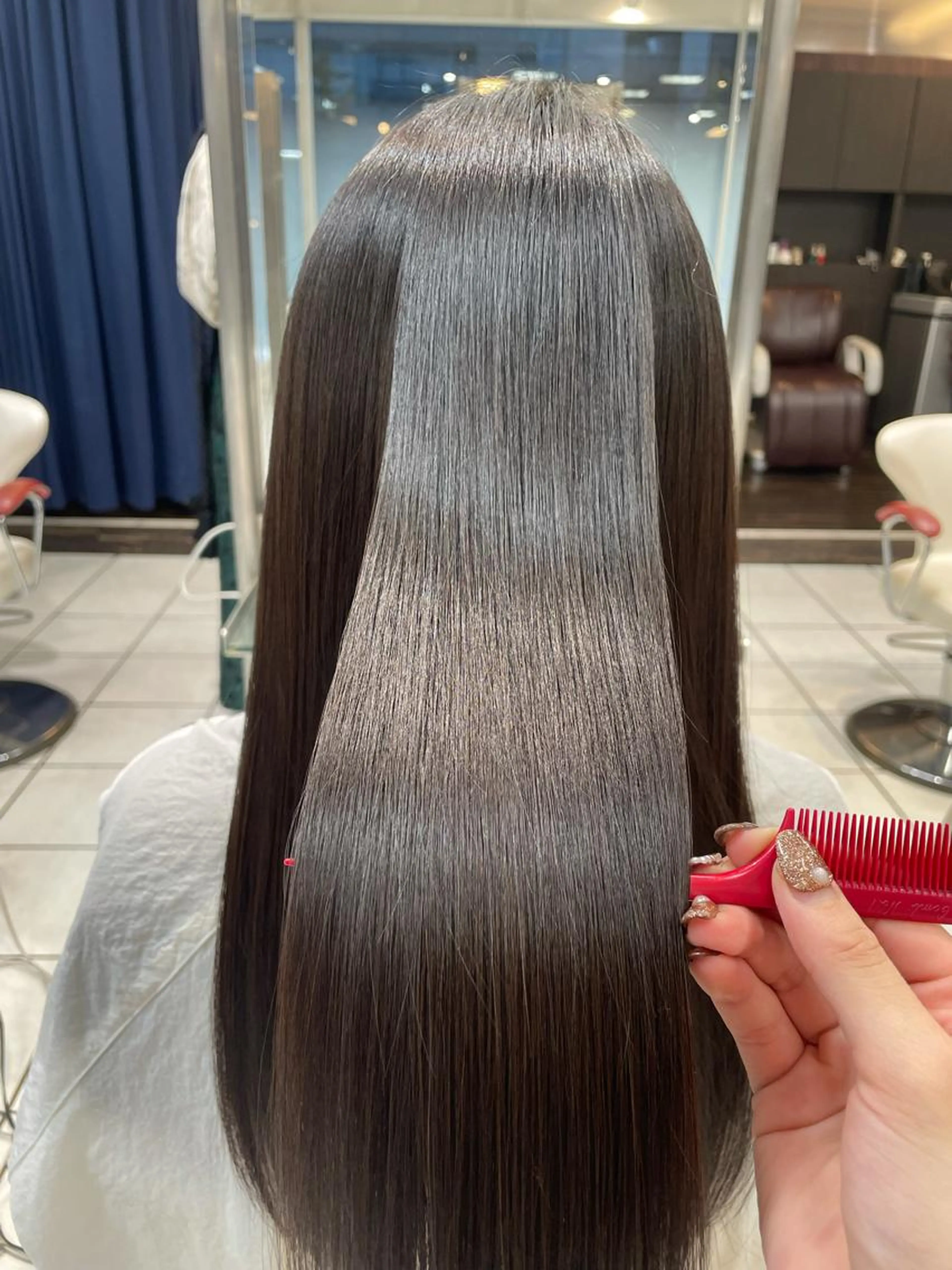 カット➕プレミアム髪質改善ストレートの写真