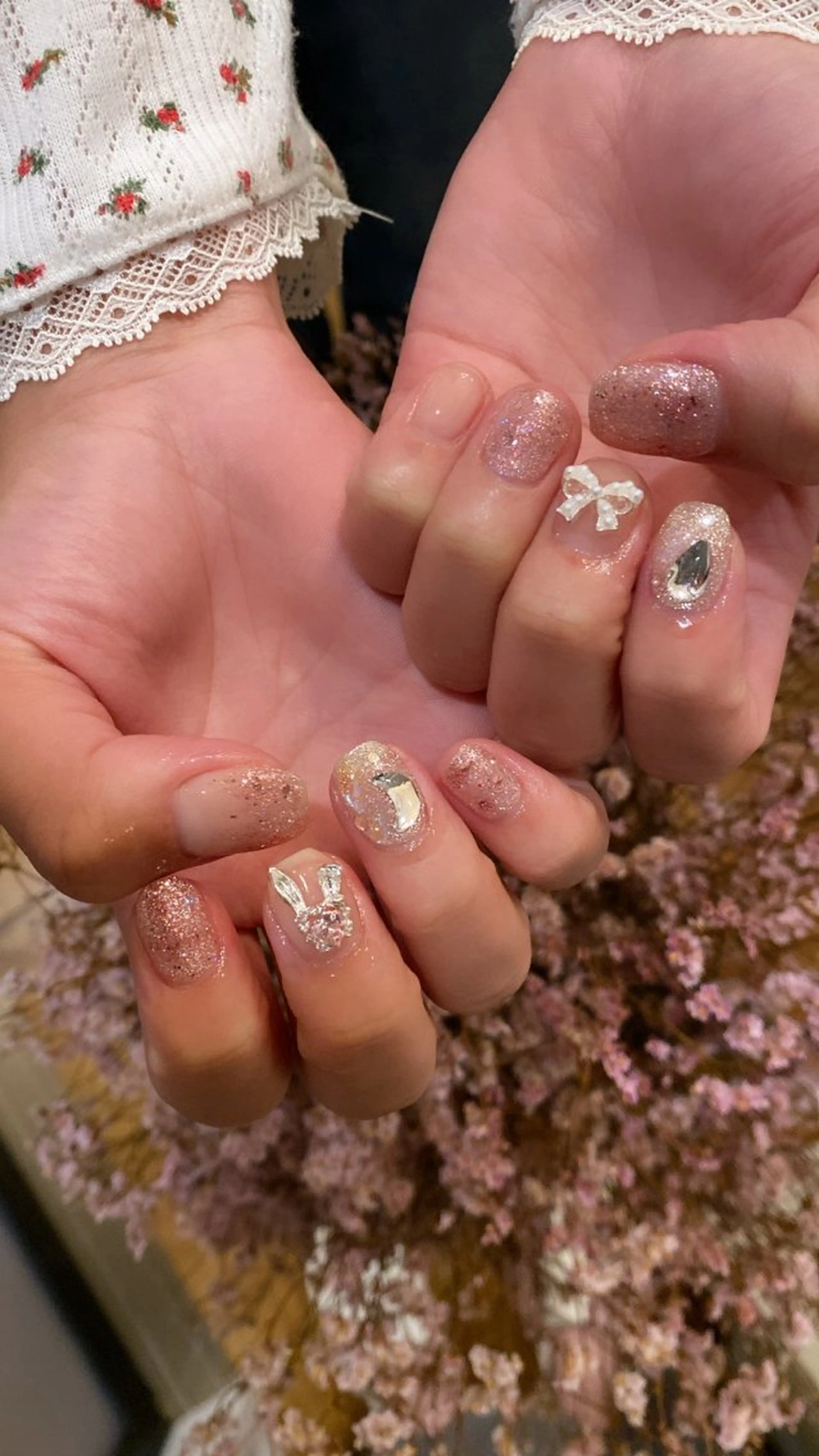 ネイル crystal ⭐︎ colorのネイルデザイン