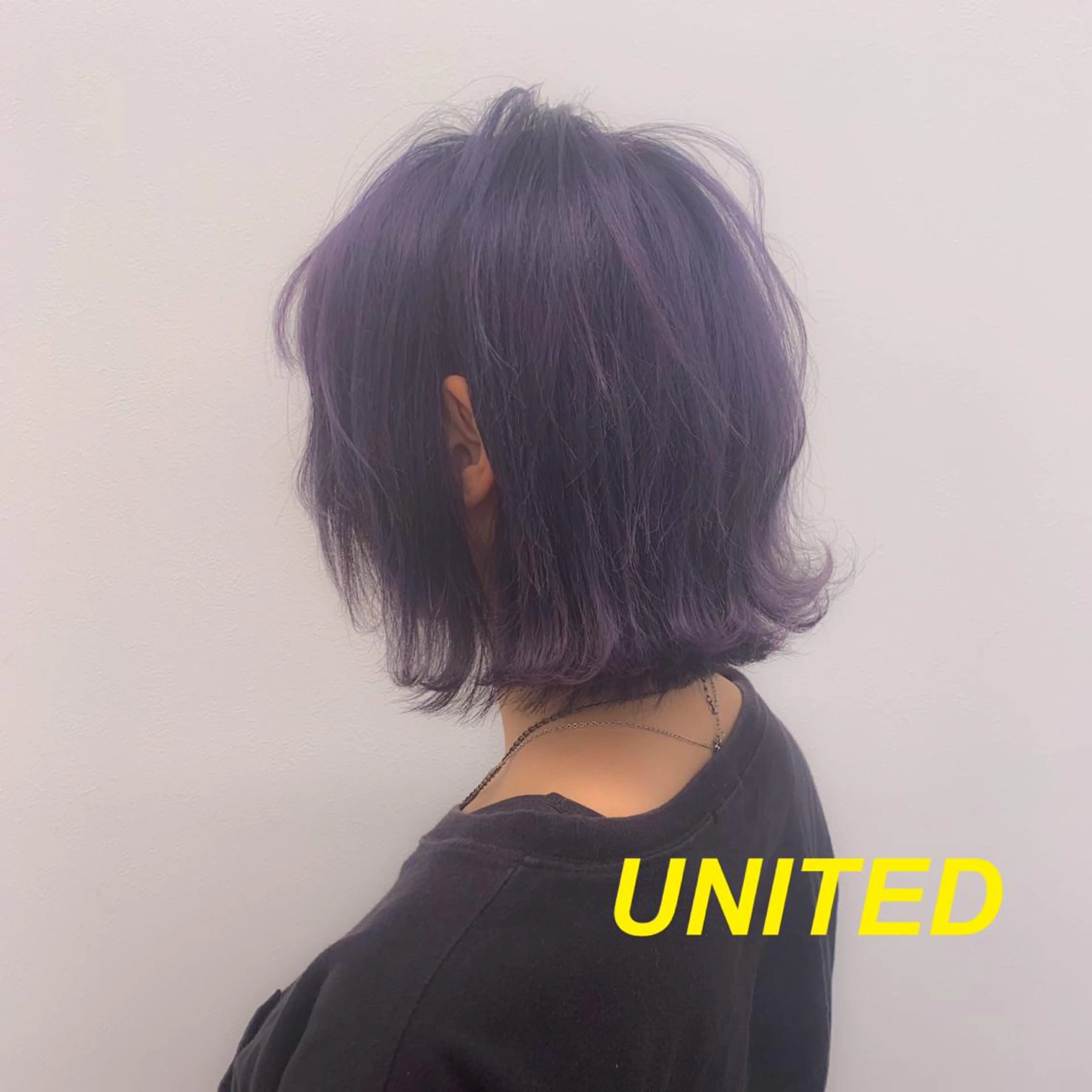 ミディアム パープルカラー 🤎カラー比率90% 🤍TAKAYAのヘアスタイル