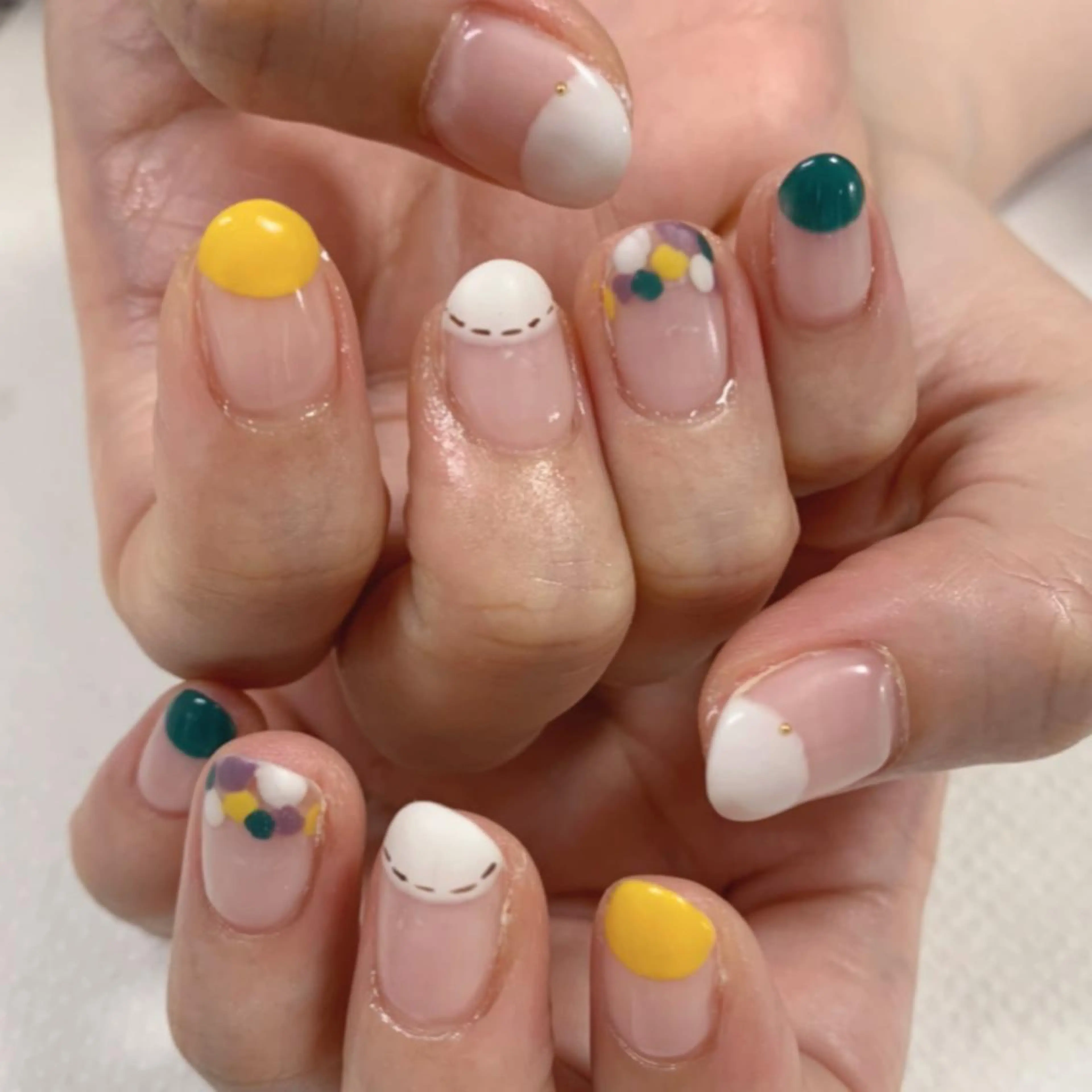 ネイル ハンドネイル Bell Flowerのネイルデザイン