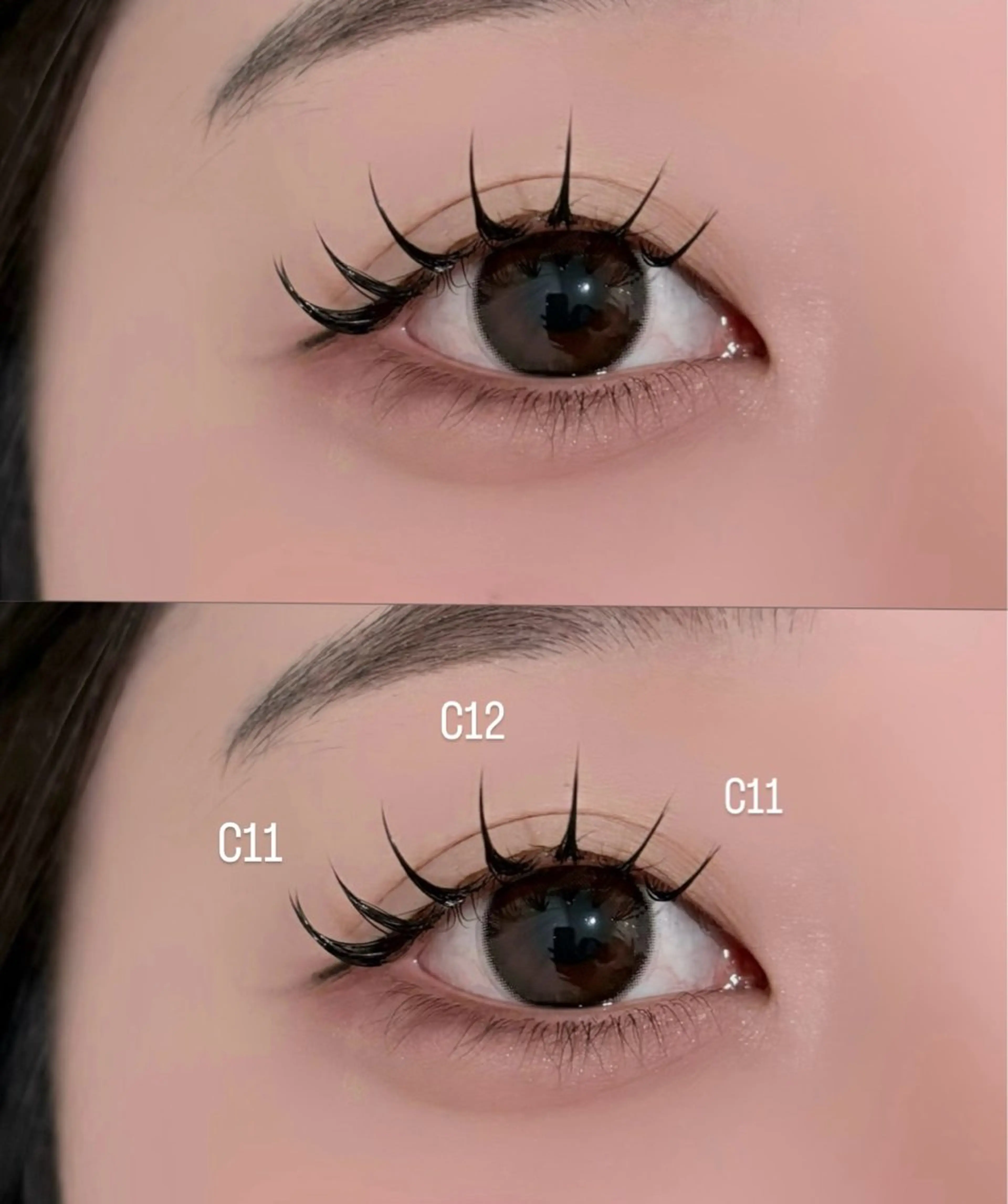 マツエク・マツパ ミンク meRK manamiのマツエク・マツパデザイン