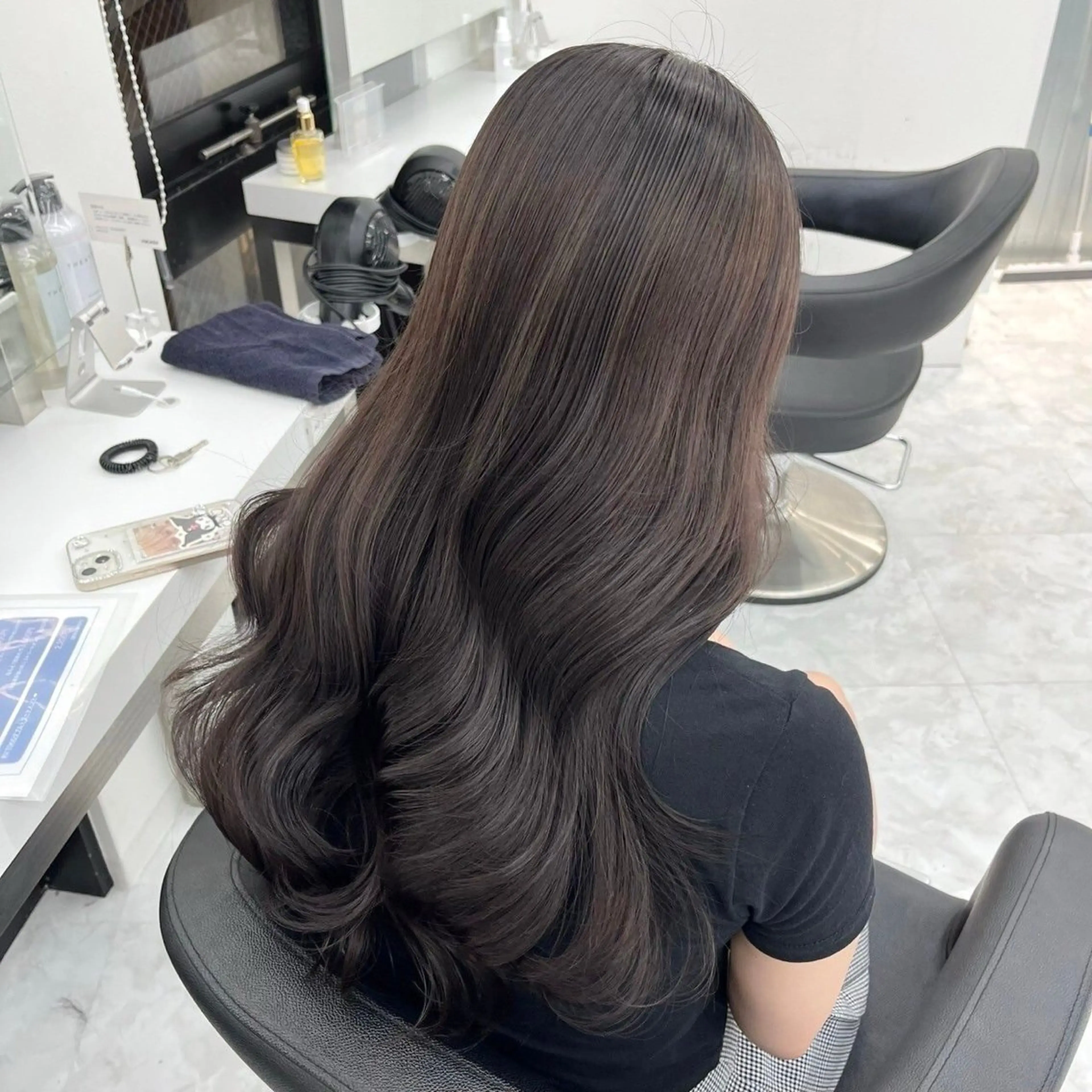 ロング カラー ロング 大人っぽレイヤー/ベ ージュ🪄yuunaのヘアスタイル