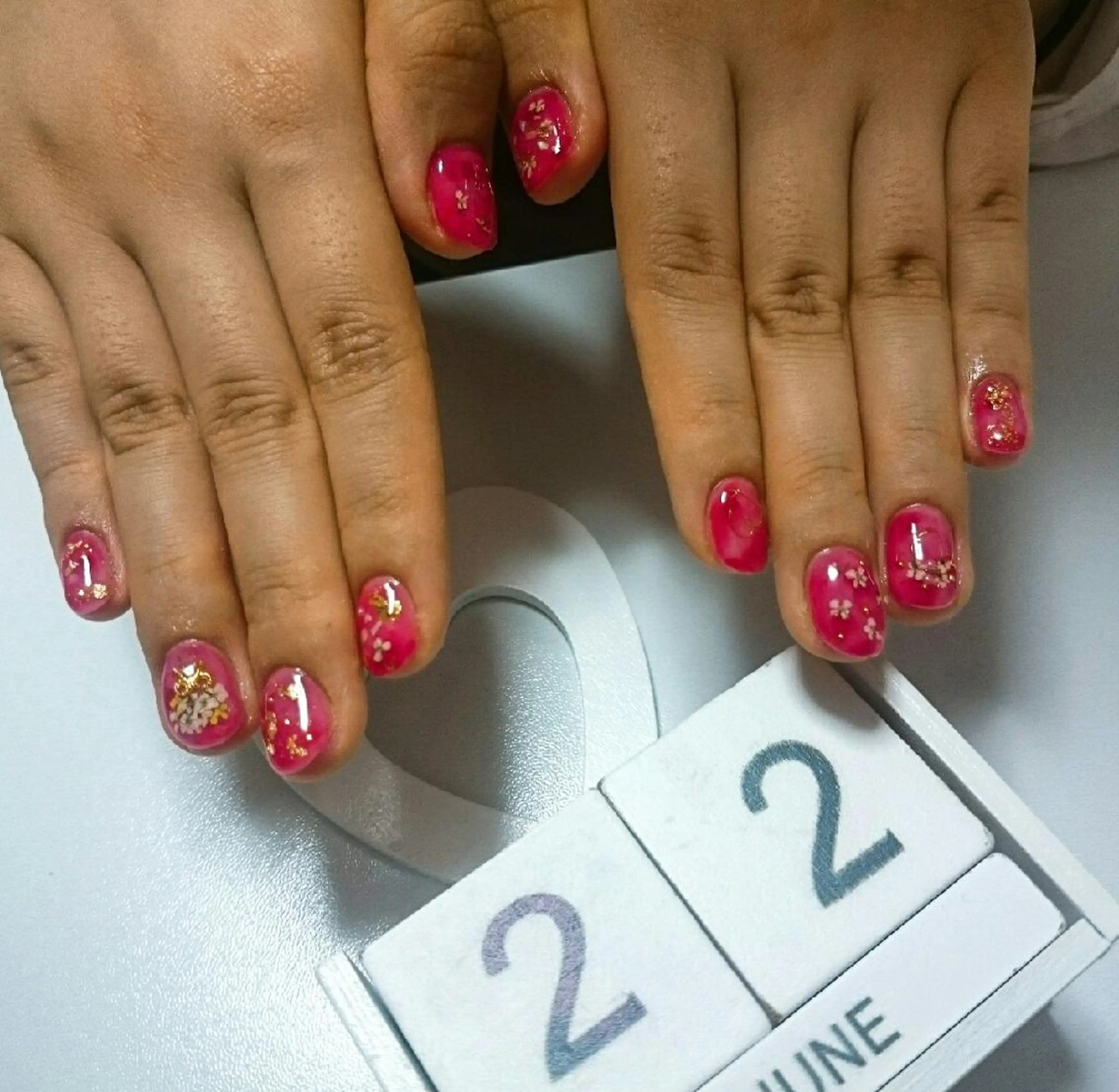 ネイル 赤色 JEWEL nailのネイルデザイン