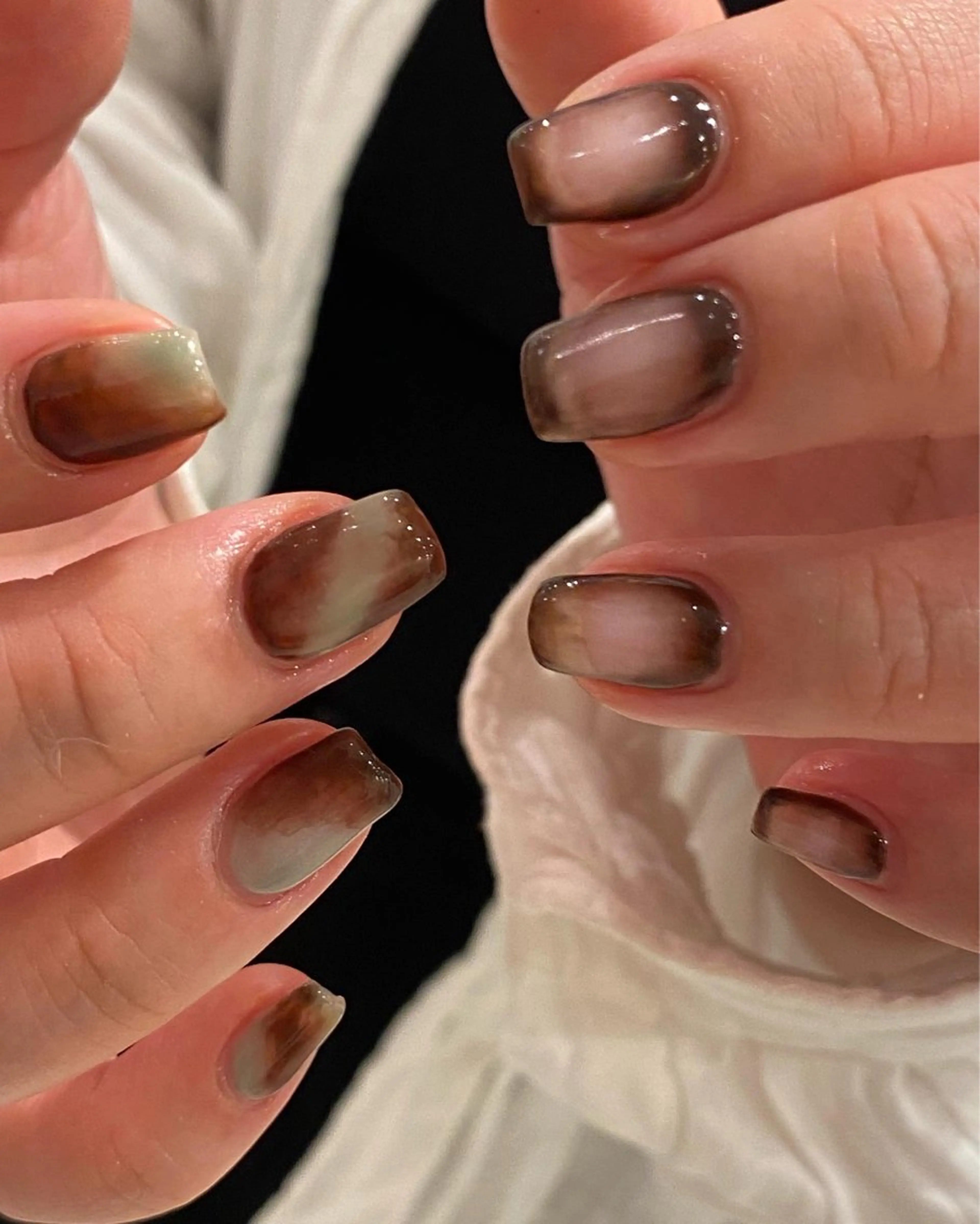 ネイル ニュアンスネイル ハンドネイル Ann nailのネイルデザイン