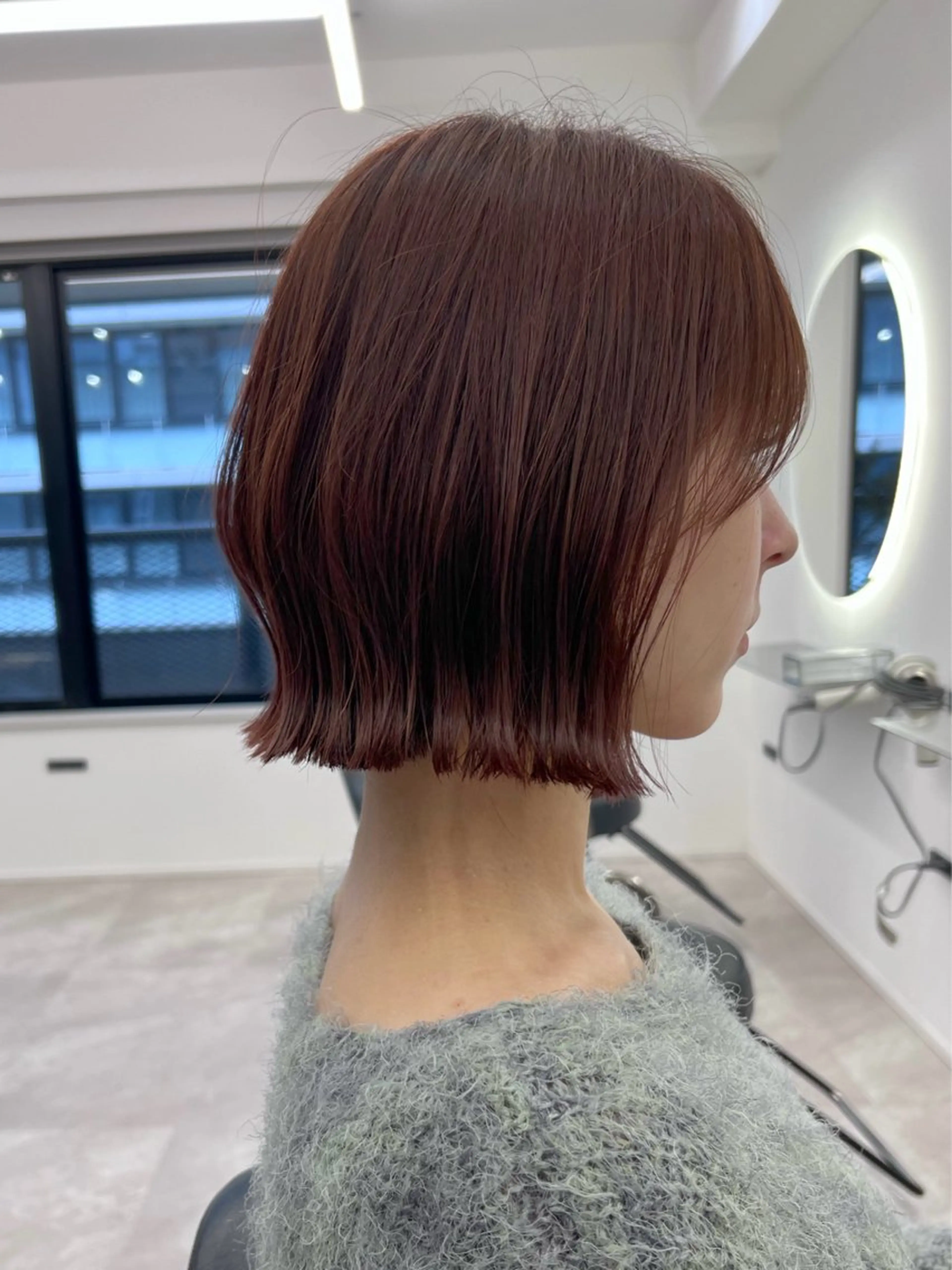 ショート 切りっぱなしボブ 前下がりボブ ショートボブ ボブ タンバルモリ ショート/ ボブ/今井皓のヘアスタイル