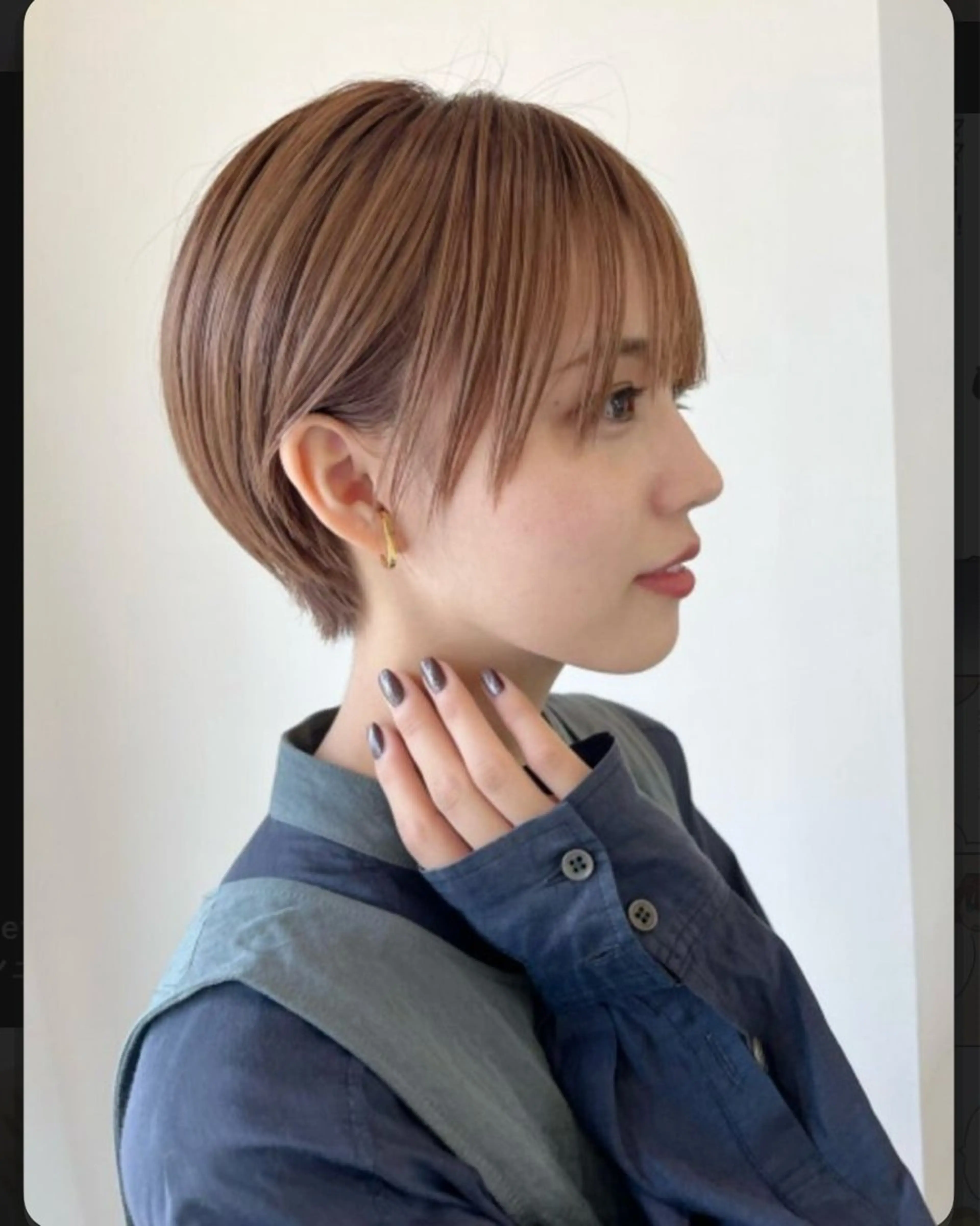 ショート BUCKS所属・坂谷 BUCKS/縮毛矯正のヘアスタイル