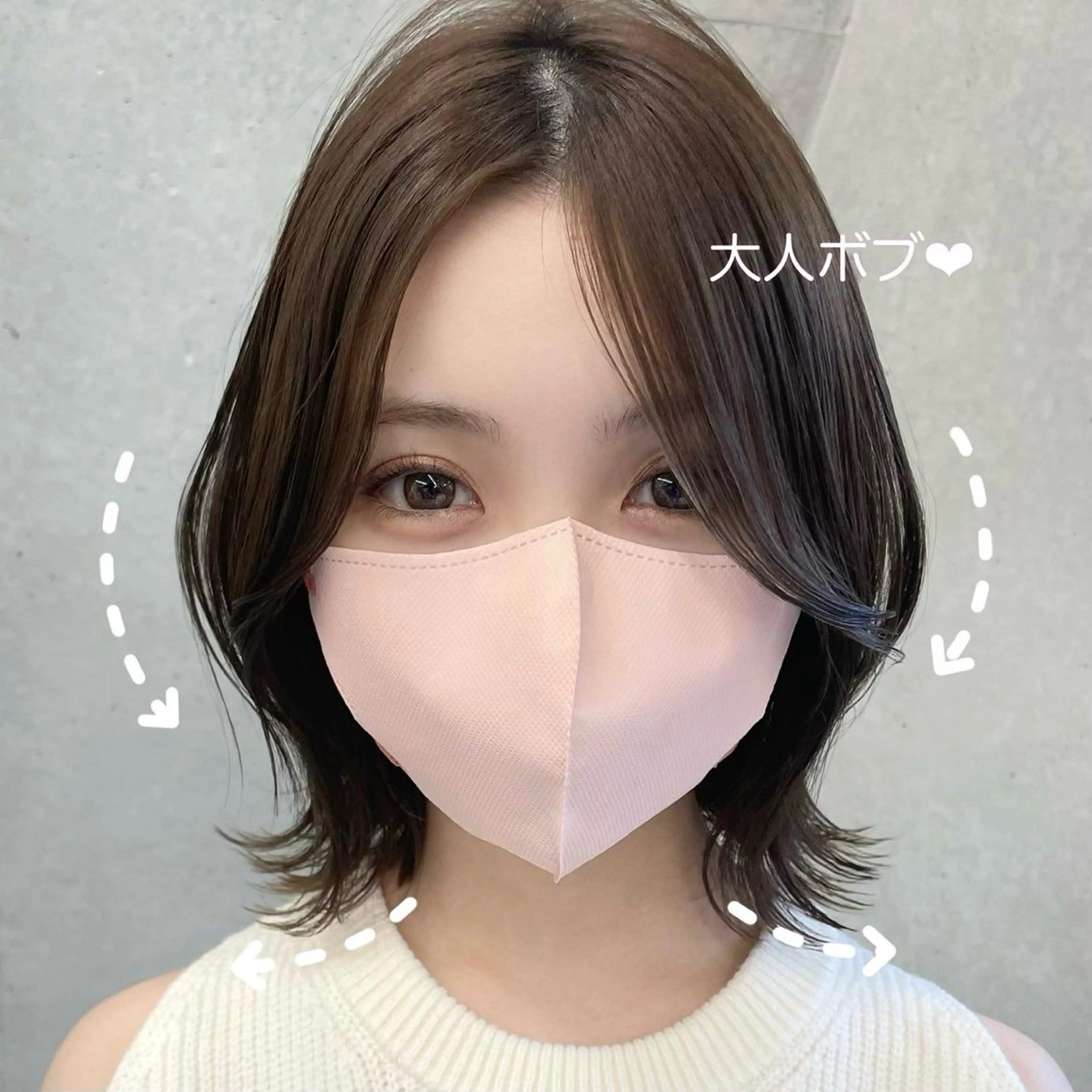 ショート 似合わせボブカット ISAKIのヘアスタイル