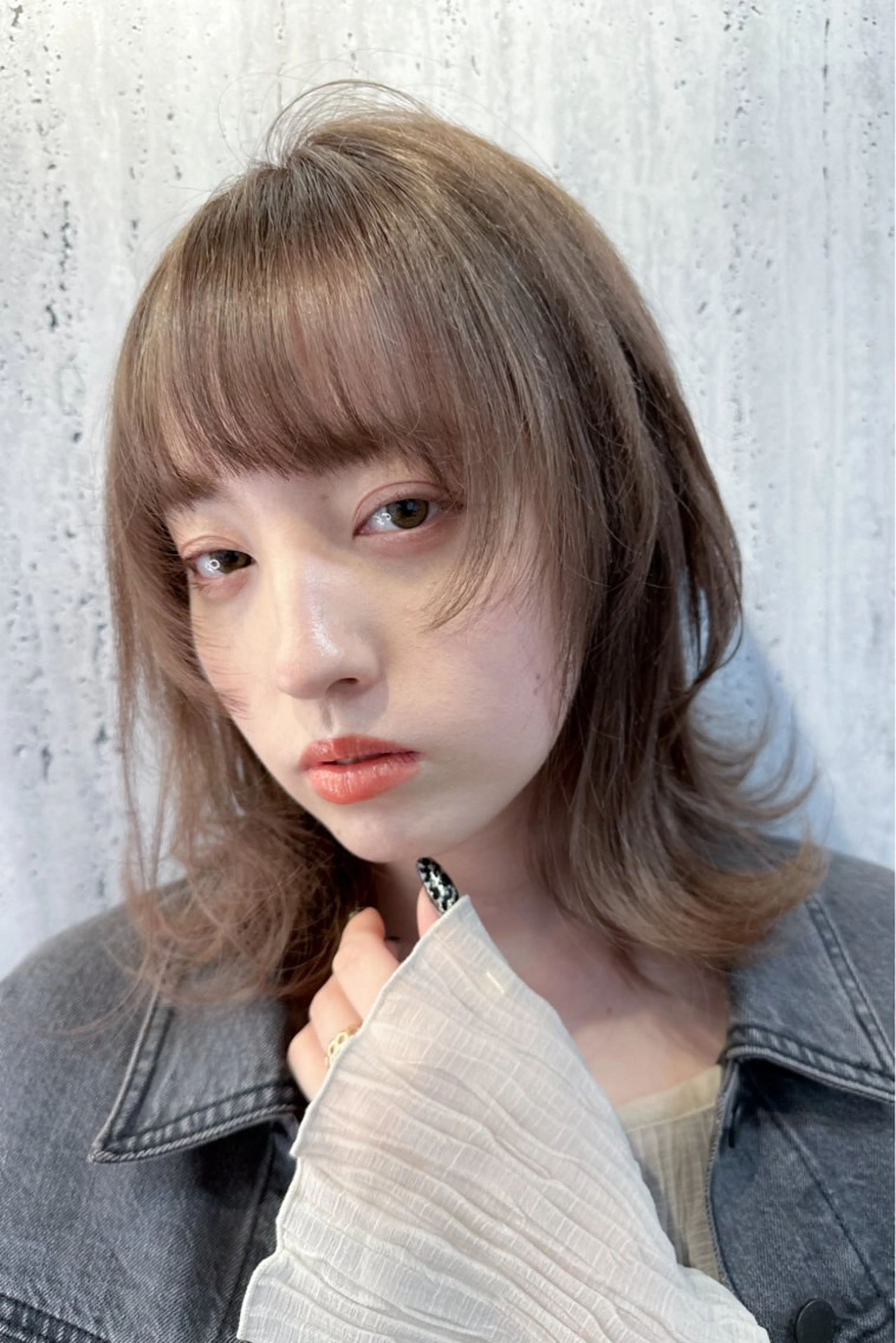 🤍部分ブリーチカラー+うるつや全体外国人風カラー🗽の写真