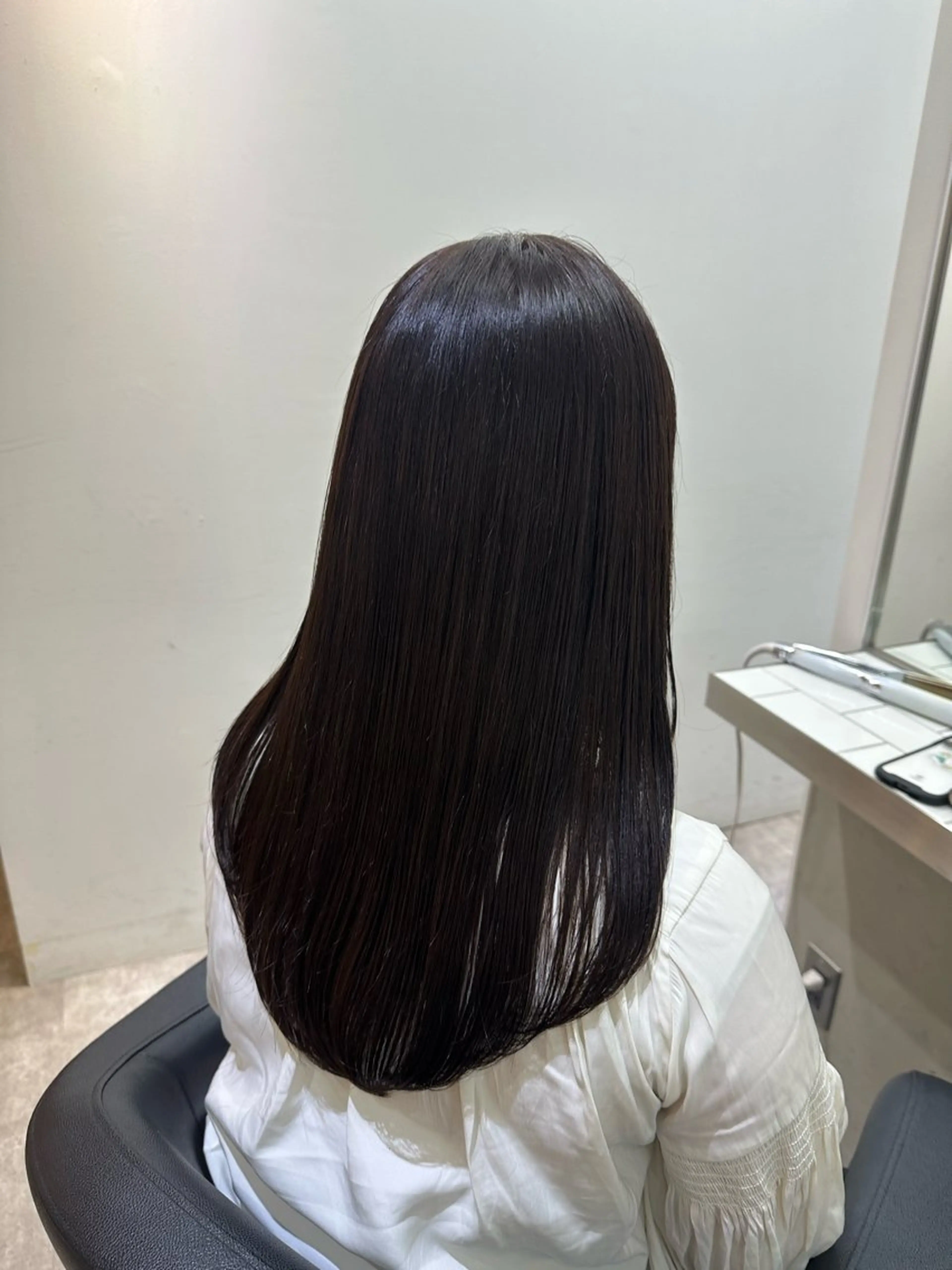 セミロング カラー 銀座/ヘアセット/ 島村美帆のヘアスタイル