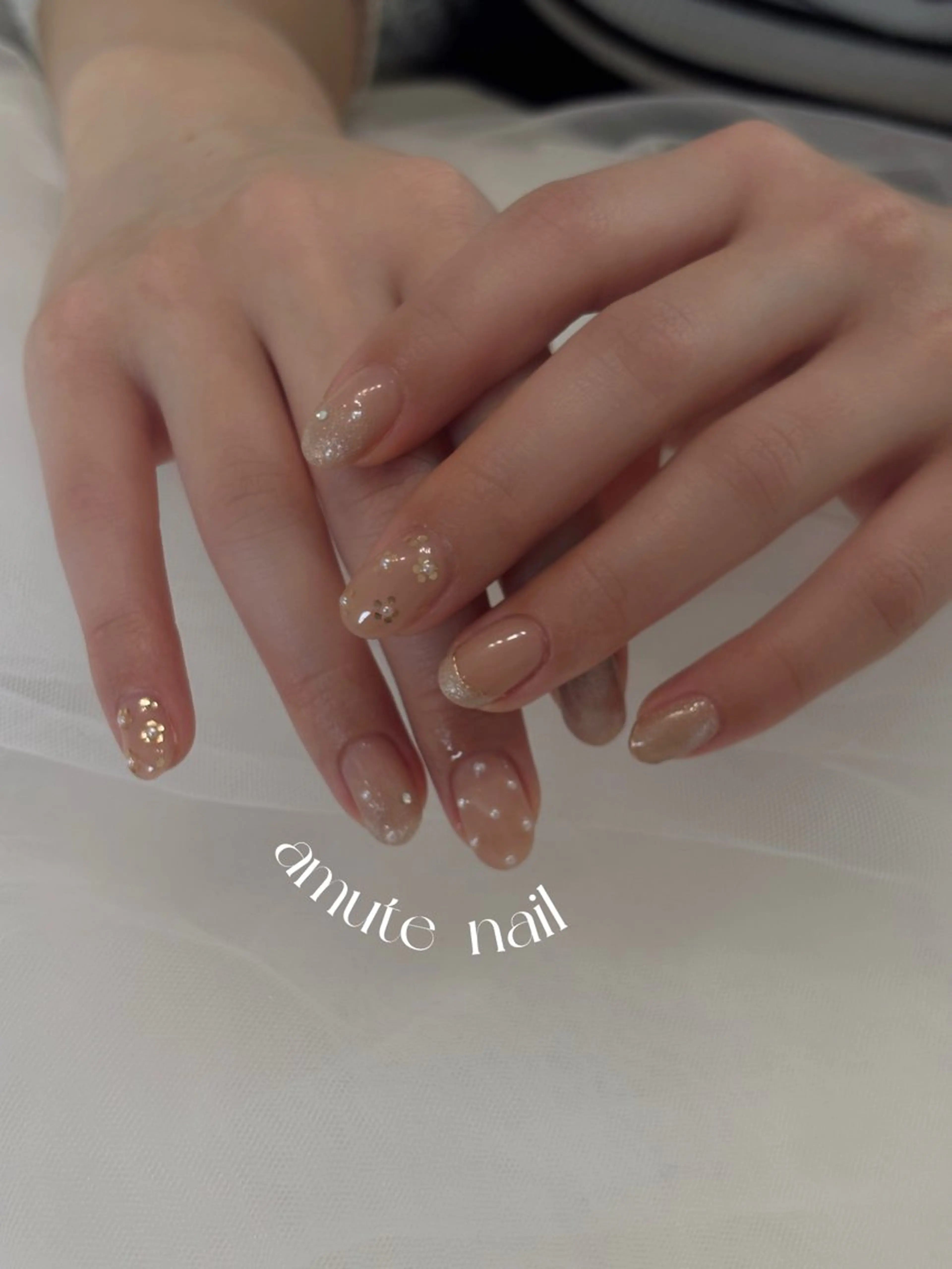 ネイル ハンドネイル Amute nailのネイルデザイン