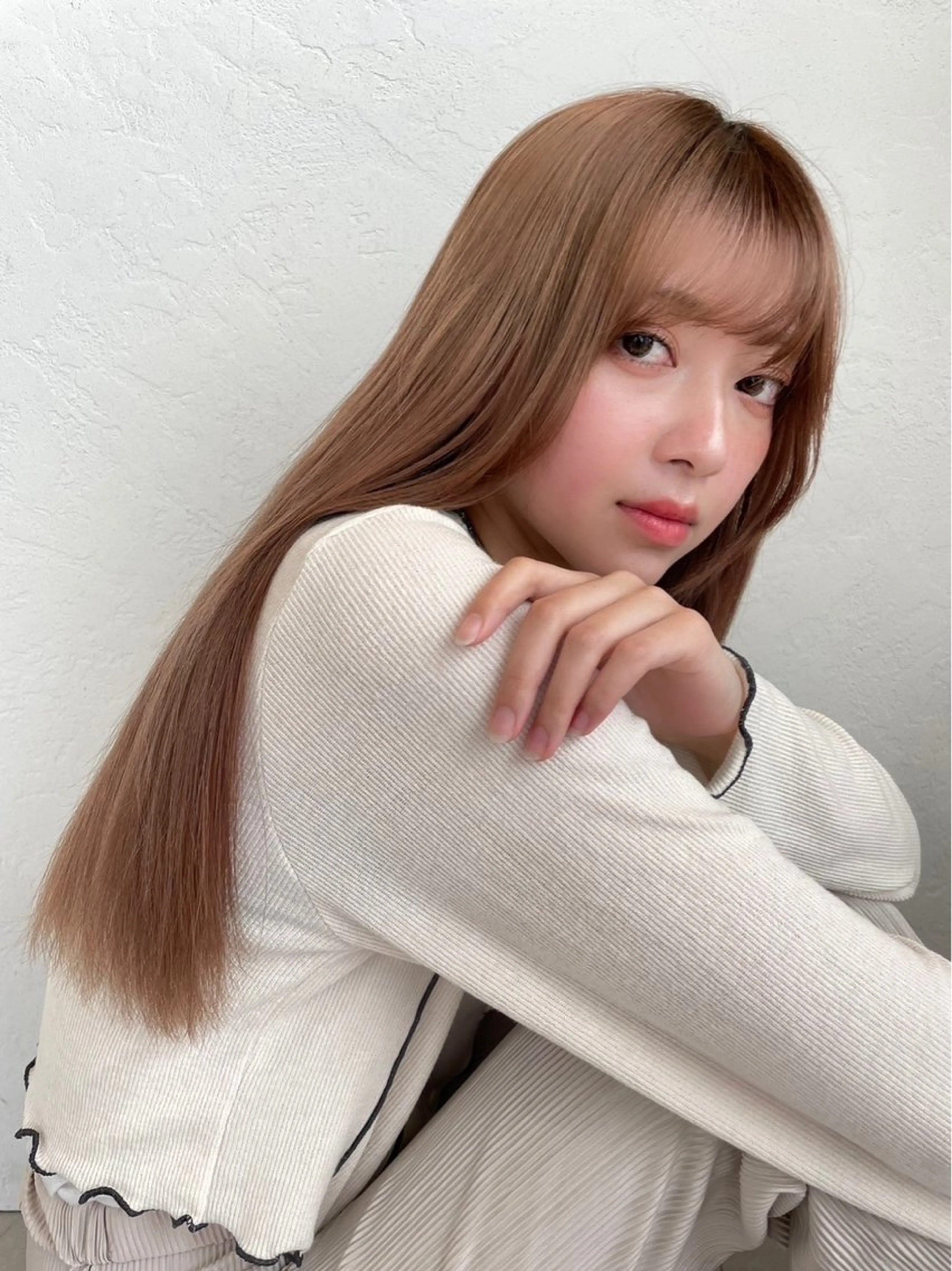 ロング カラー ナチュラル透明感 カラー/なお🍒のヘアスタイル