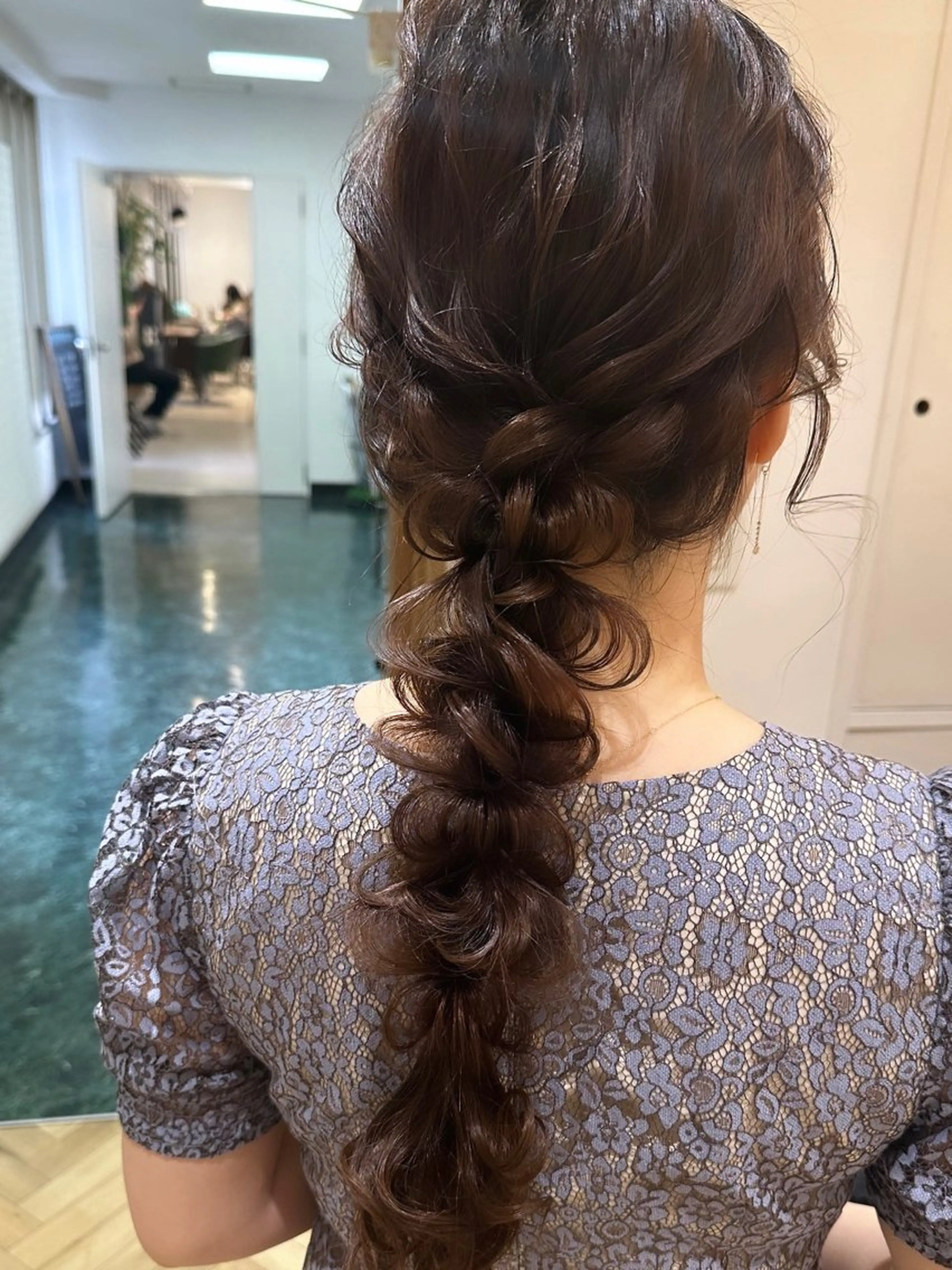 ロング ヘアアレンジ 韓国ヘア🖤 YURINAのヘアスタイル