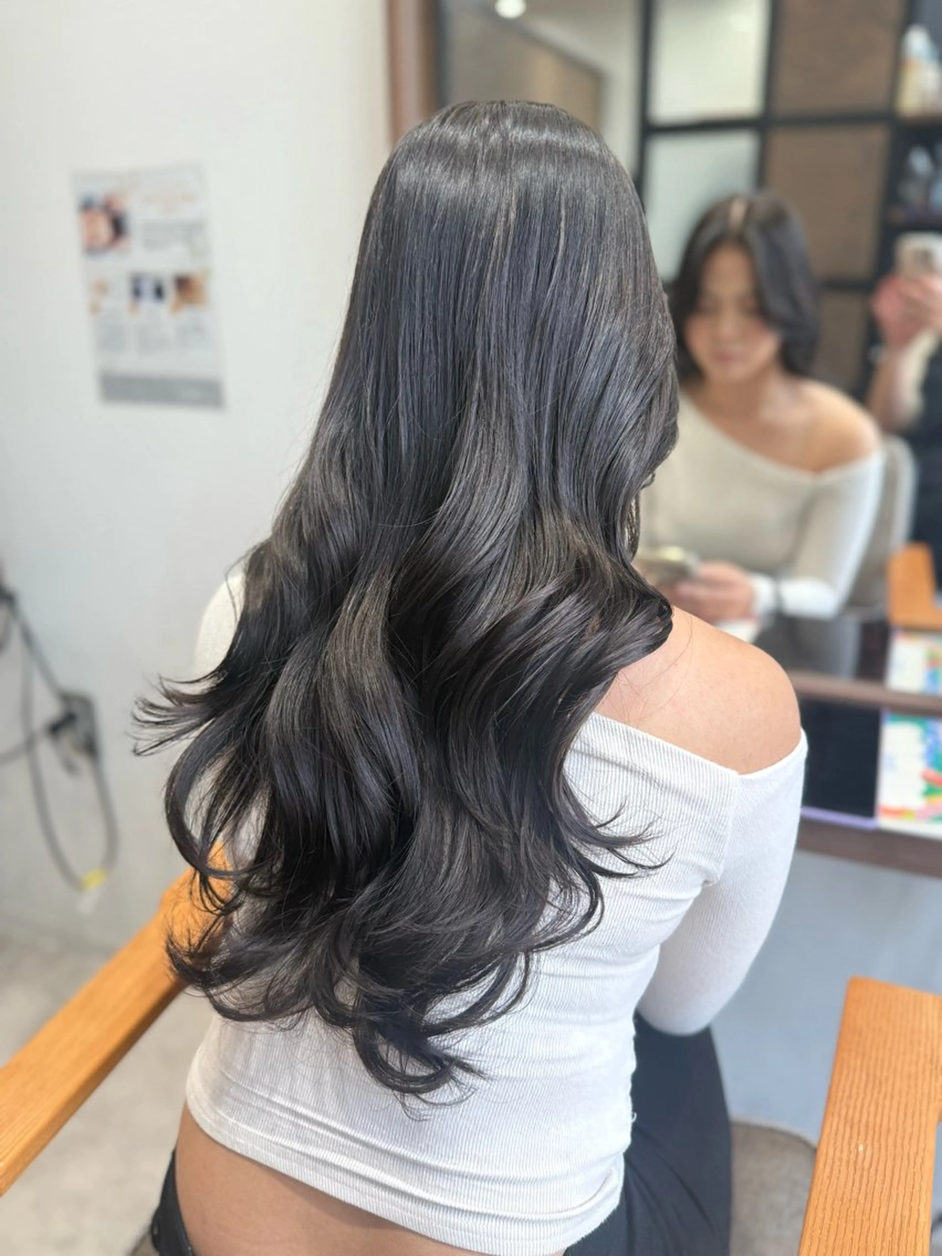 ロング ヘアカラー トリートメント ヘッドスパ 🍭海外ヘア/レイヤ ー/艶髪🍭舟橋瑞稀のヘアスタイル