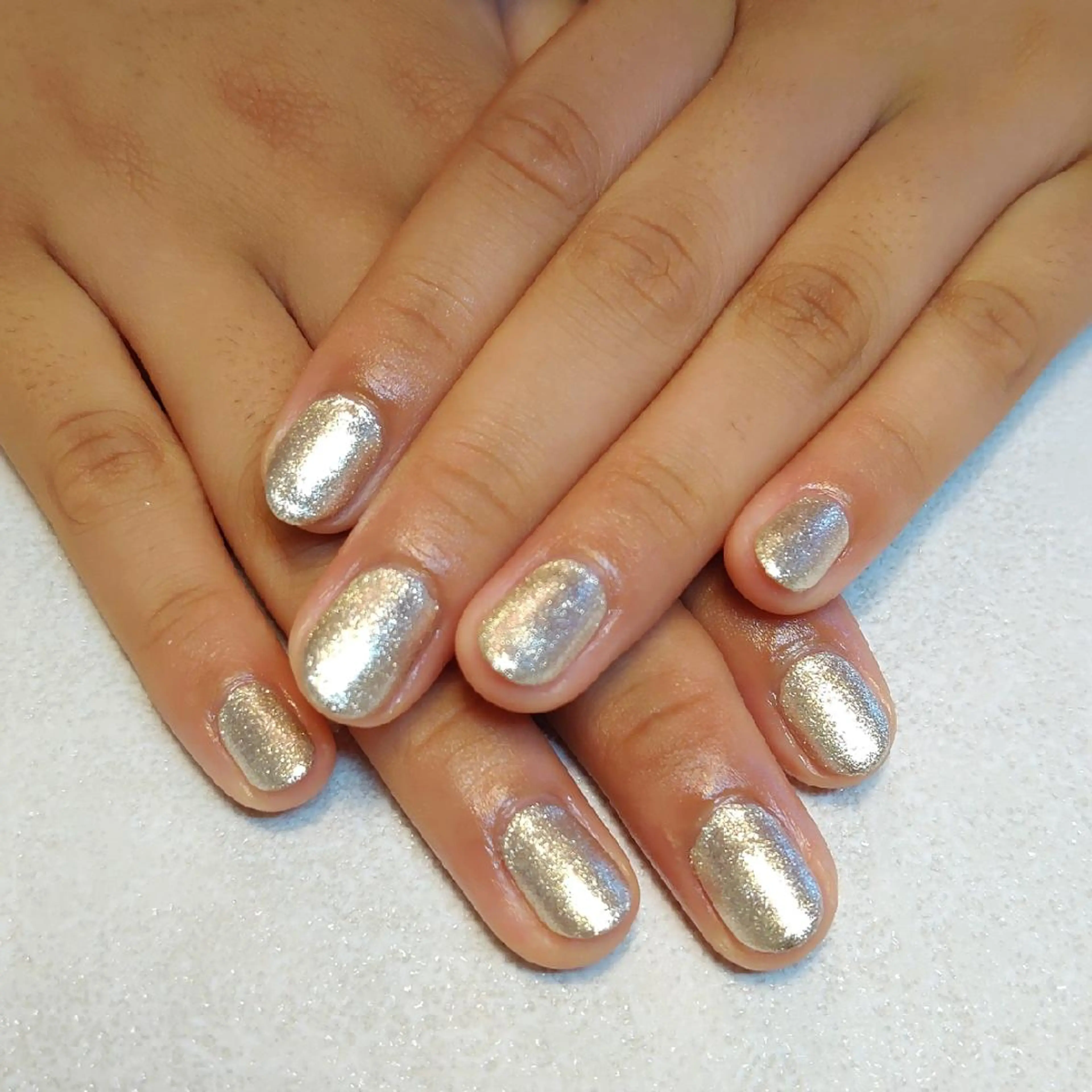 ネイル ラメ(グリッター) ジェヌインネイル 河内のネイルデザイン