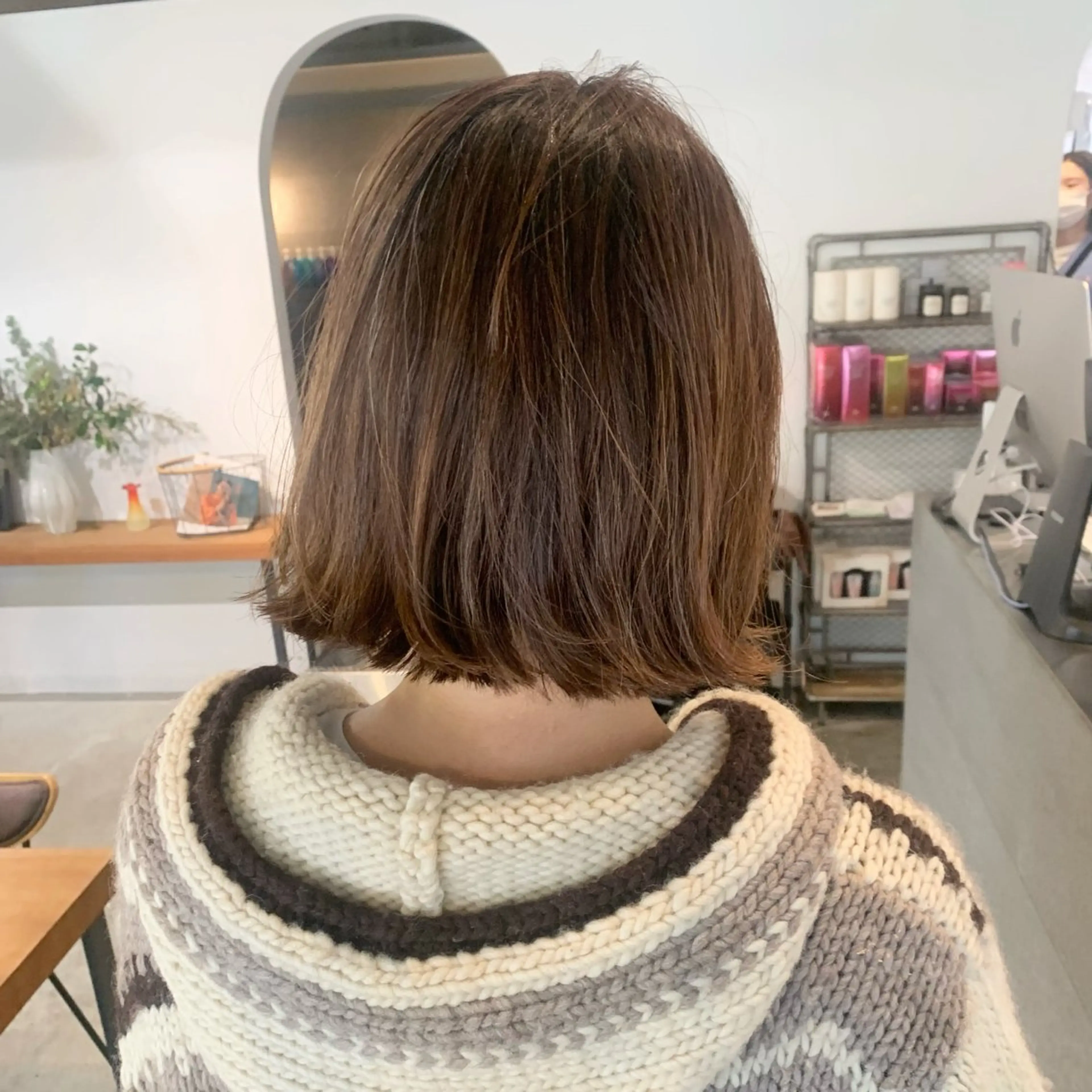 ミディアム ボブ 🐰桃山台/髪質改善 山亀のヘアスタイル