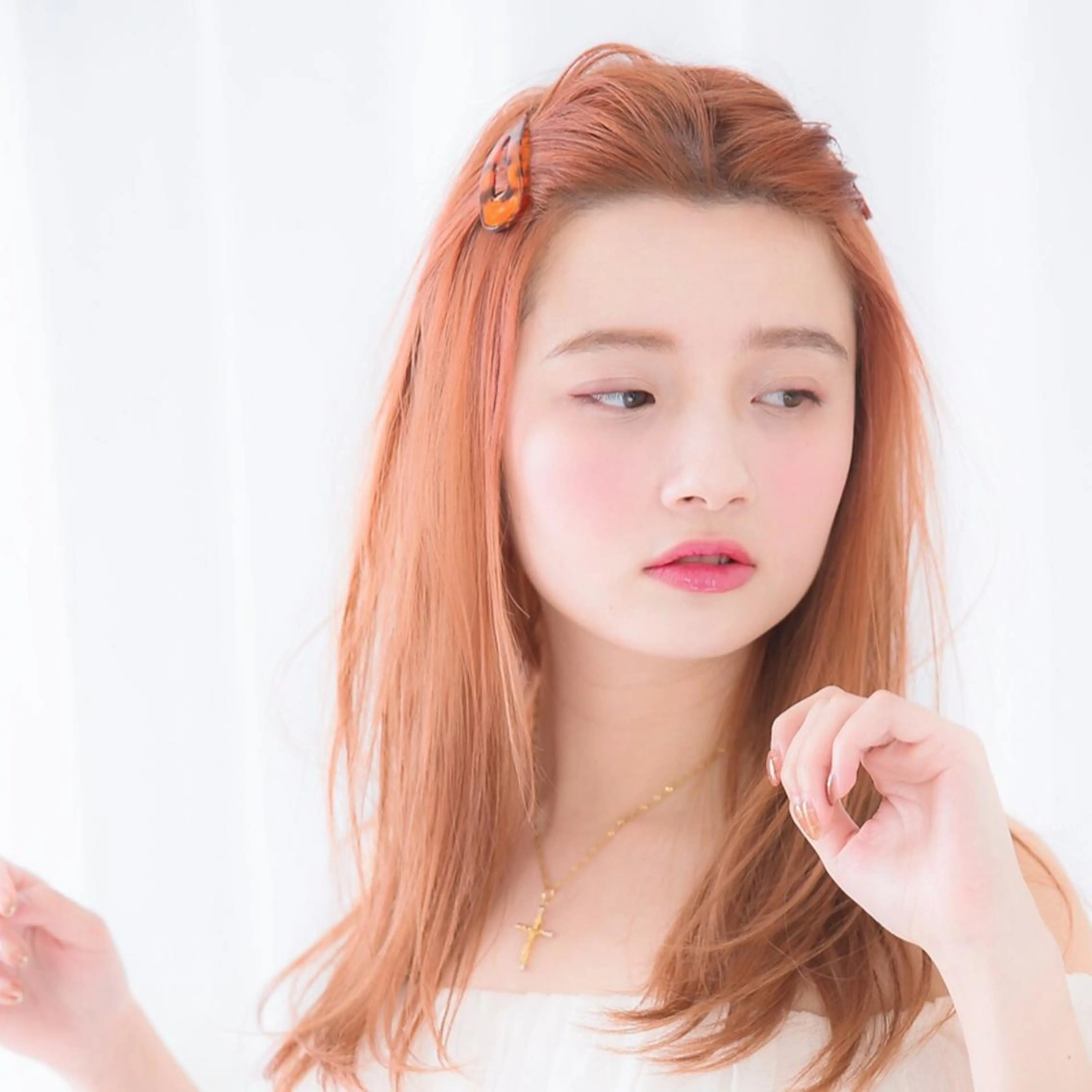 ロング カラー 韓国風カラー 韓国風ヘア 【全席個室サロン】 NUMBER 天王寺のヘアスタイル