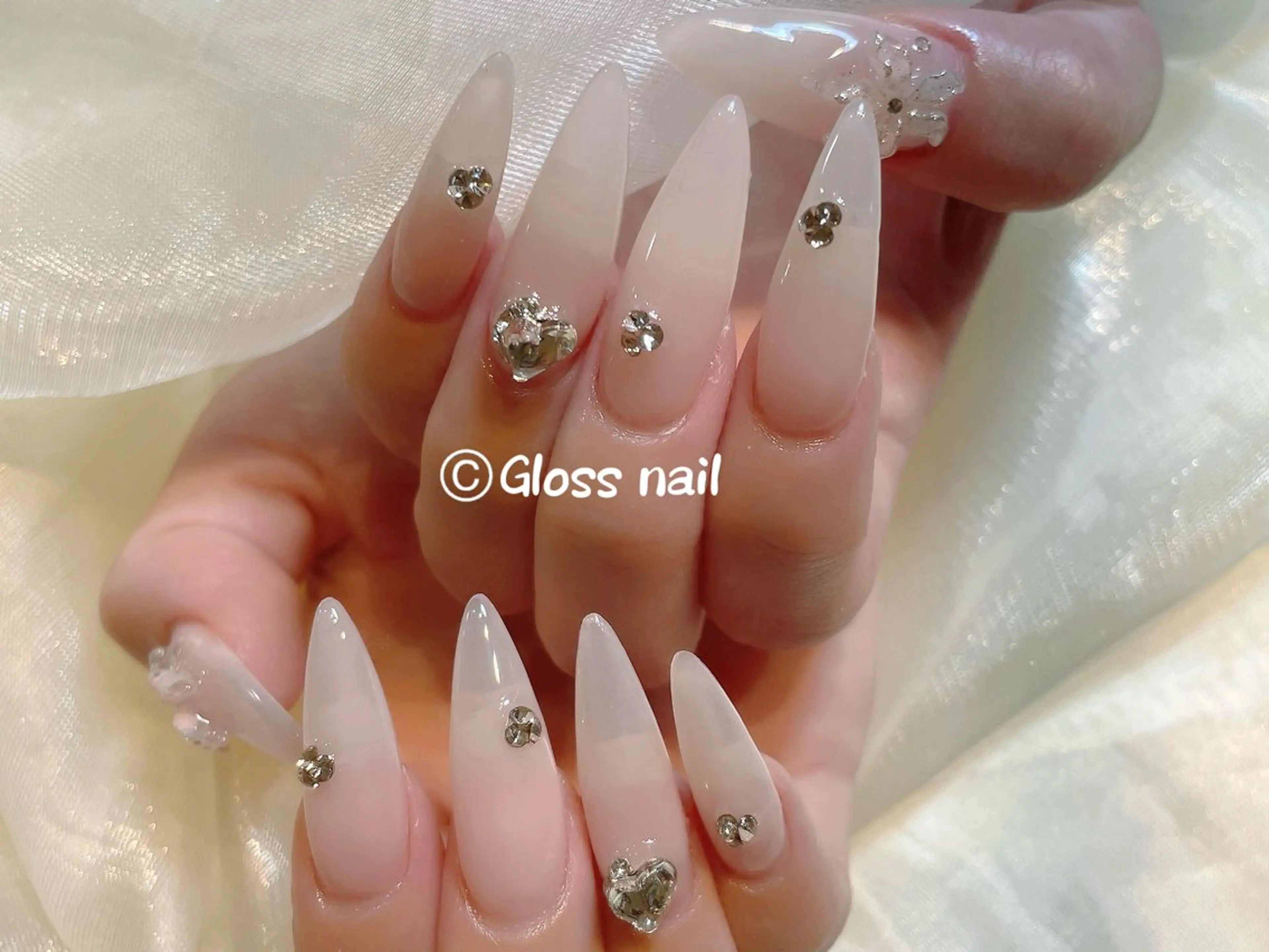 ネイル ハンドネイル Meri💅ジェル& チップ長さだし専門のネイルデザイン