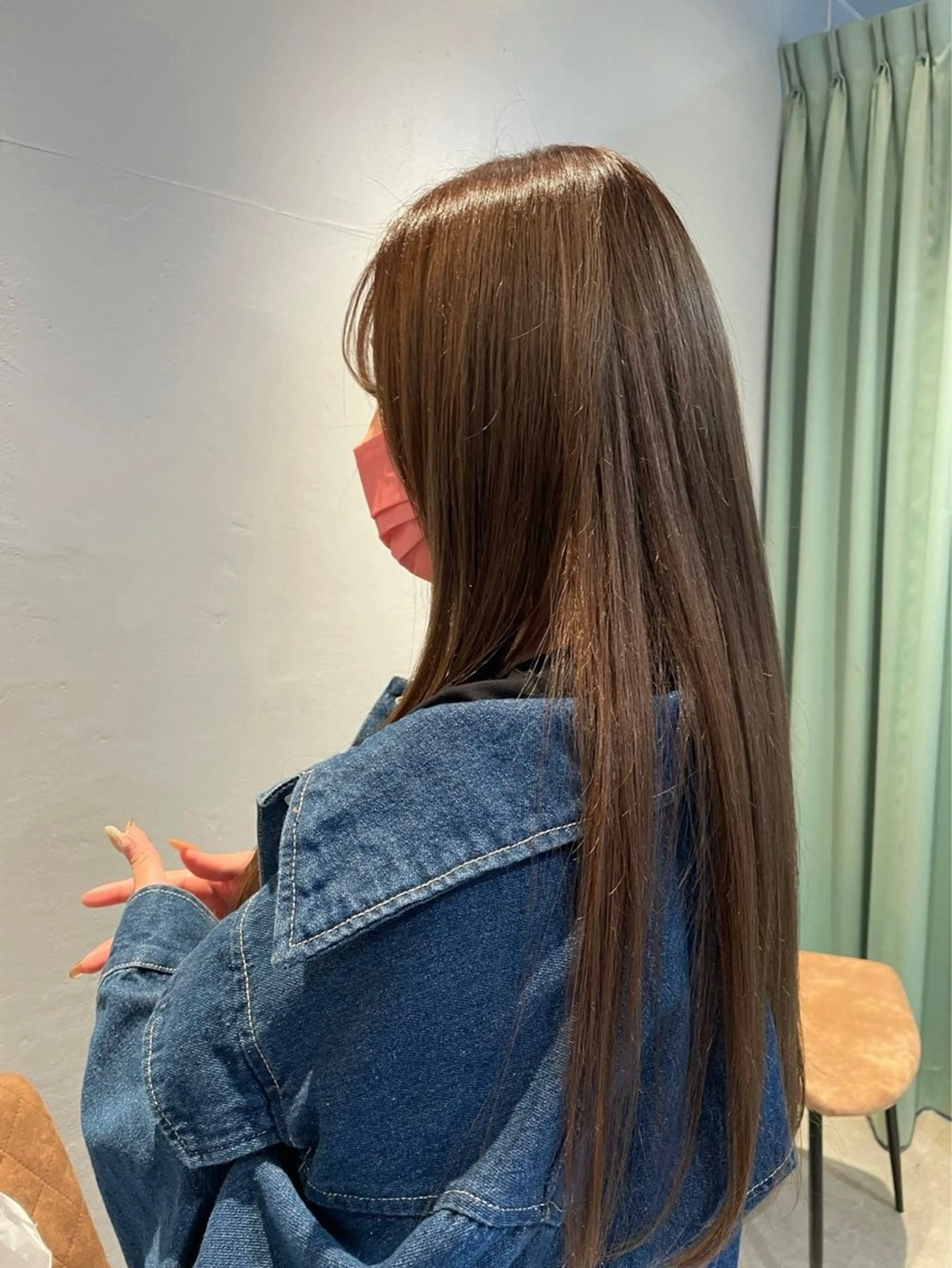 セミロング カラー ｵﾀｸ美容師🛍/ 酸性ストレート/艶髪のヘアスタイル